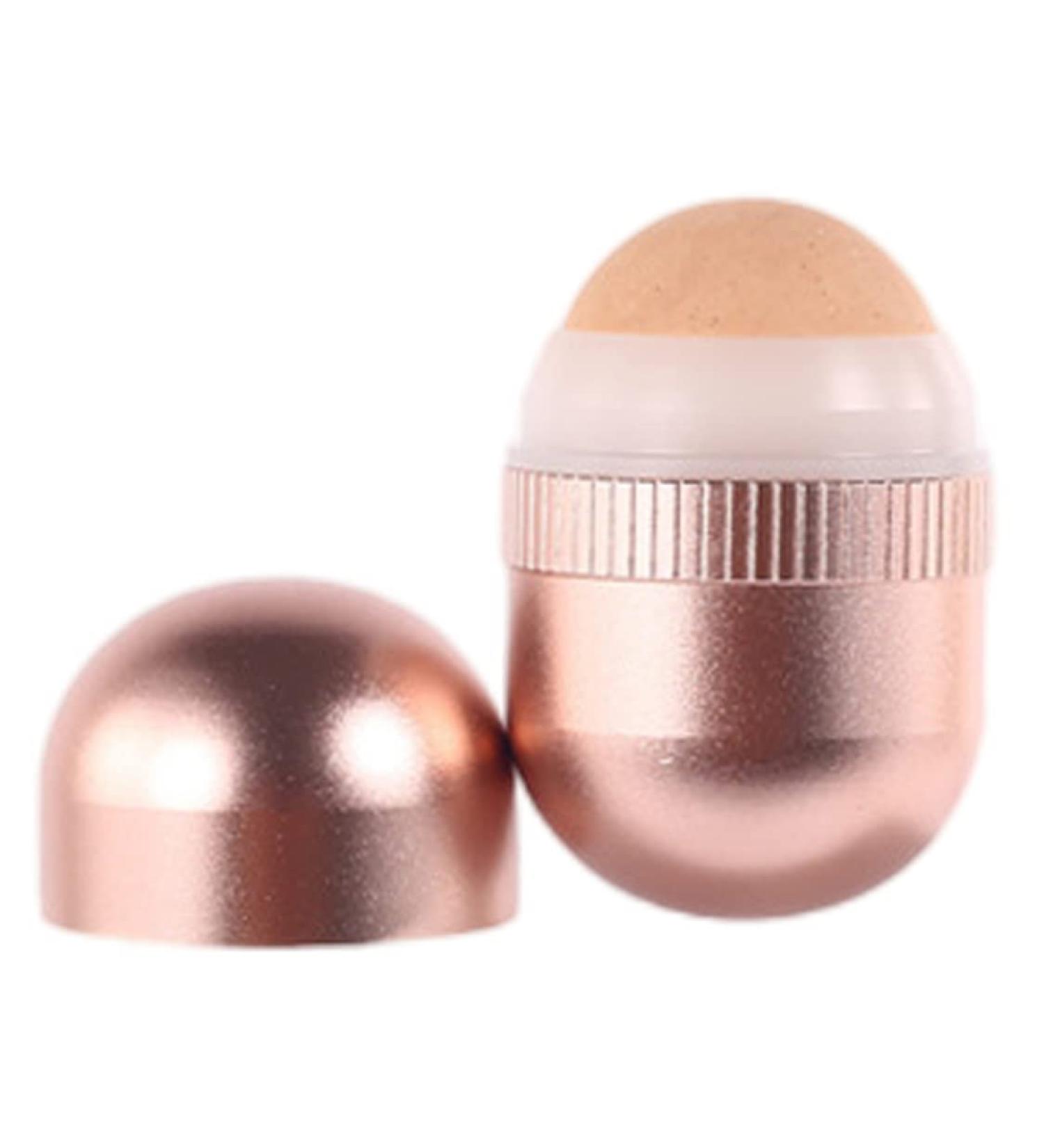 Portable Oil-absorbing Volcanic Roller Facial Oil Remove Oily Skin Control Roller Storage rack - Buy Online on GoSupps.com