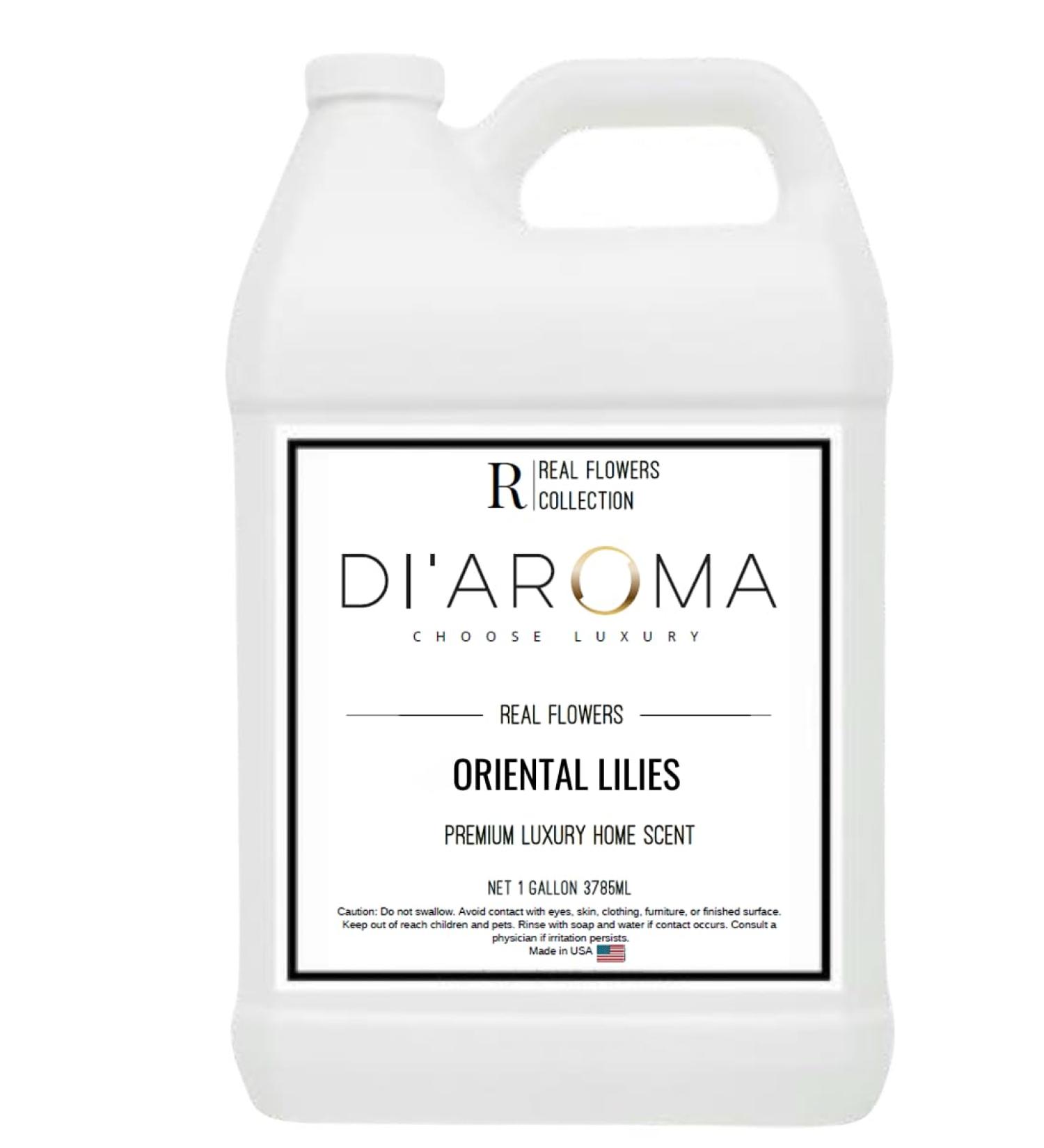 Mystic Romance Aroma Oil Blend Gallon Oriental Lilies Flowers Collection Diffuser Aroma Oil Blends Waterless Diffuser Made in USA (Gallon Oriental Lilies)