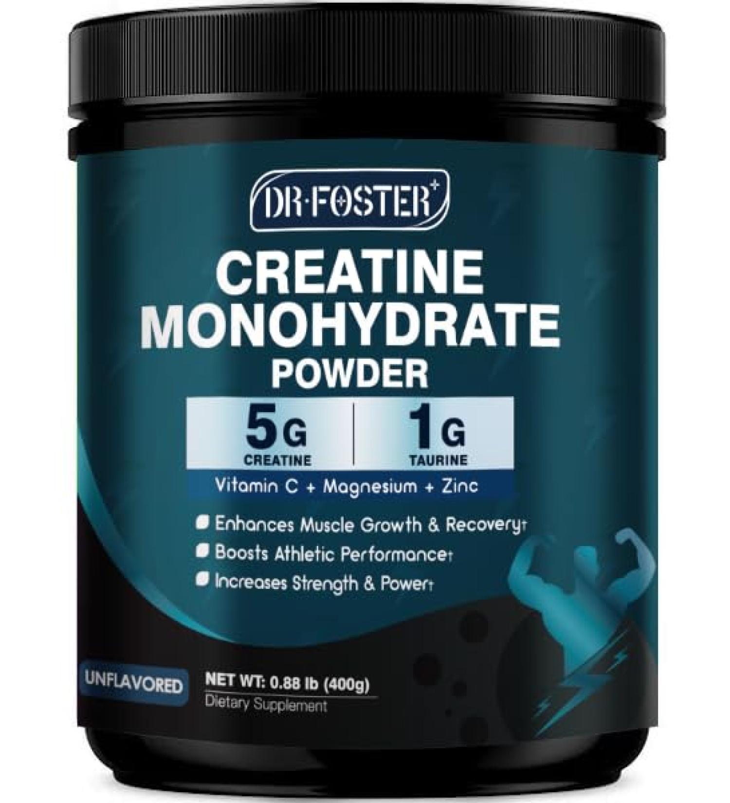 Micronized Creatine Monohydrate for Women-Men Creatine Powder with Taurine Creatine Zinc & Magnesium to Support Muscle Growth & Workout Recovery Unflavored 6.5g per Servings 60 Servings. - Buy Online on GoSupps.com