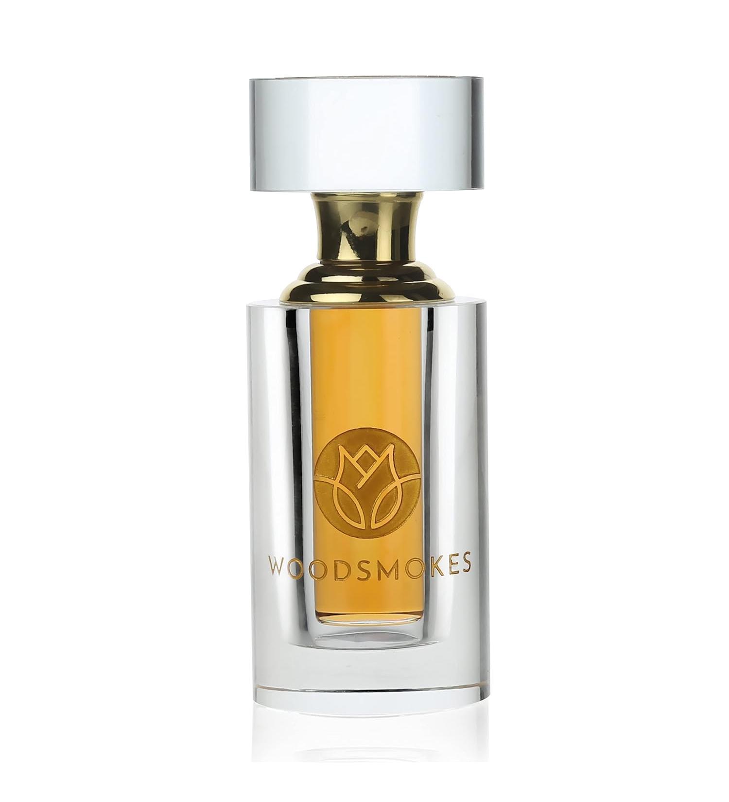 WOODSMOKESS Saffron Sandalwood Attar/Perfume Oil 10ml | Alcohol-Free Long Lasting Attar For Men | Perfect For Gifting Purpose - Buy Online on GoSupps.com