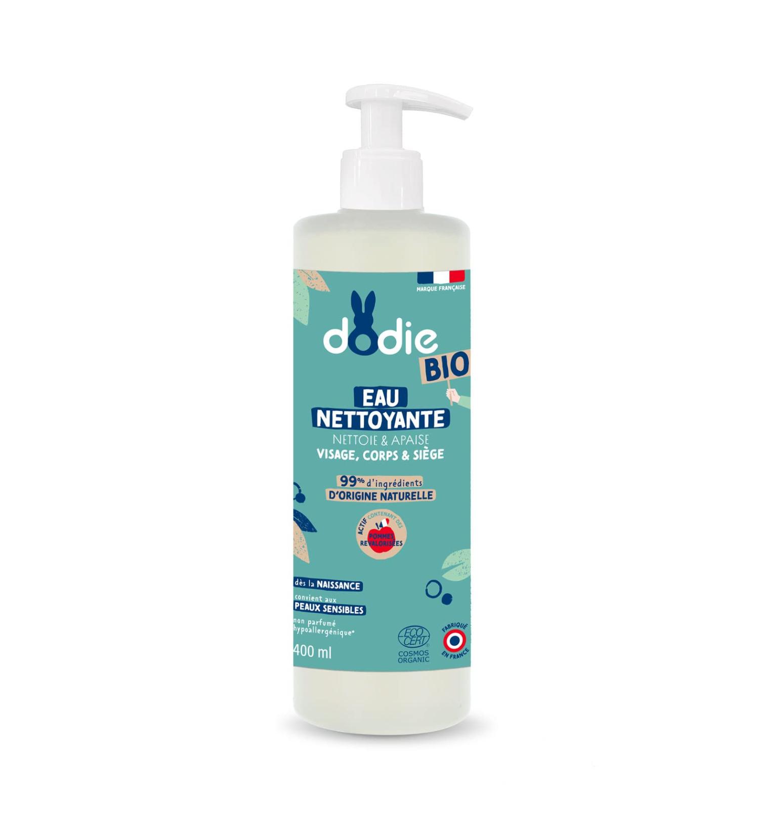 DODIE Organic Cleansing Water - Face Body and Seat - from Birth - 400 ml - Buy Online on GoSupps.com