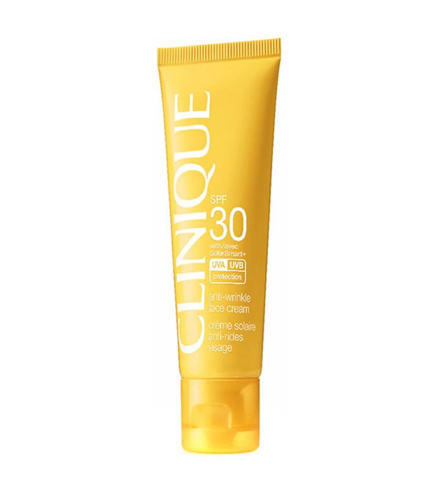 Clinique SPF 30 Sunscreen Anti-Wrinkle Face Cream  1.7 Ounce  Multicolor