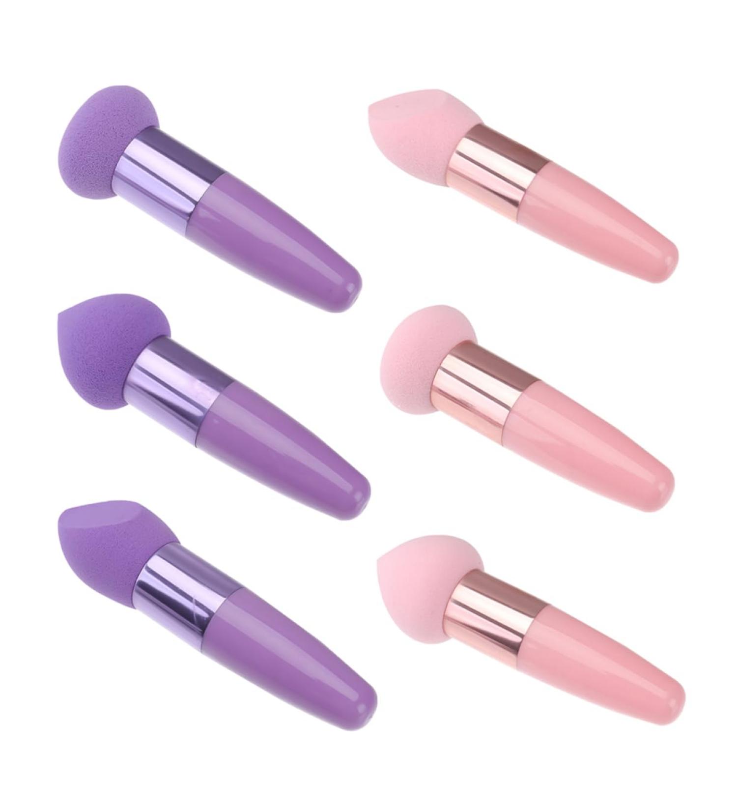 DRESSOOS 2 Sets Beauty Pen Mushroom Facial Sponge Beauty Kit Cosmetic Supplies Face Sponges Makeup Applicator Dry Foundation Sponge Brush Skin Friendly Beauty Egg Purple Travel Emulsion - Buy Online on GoSupps.com