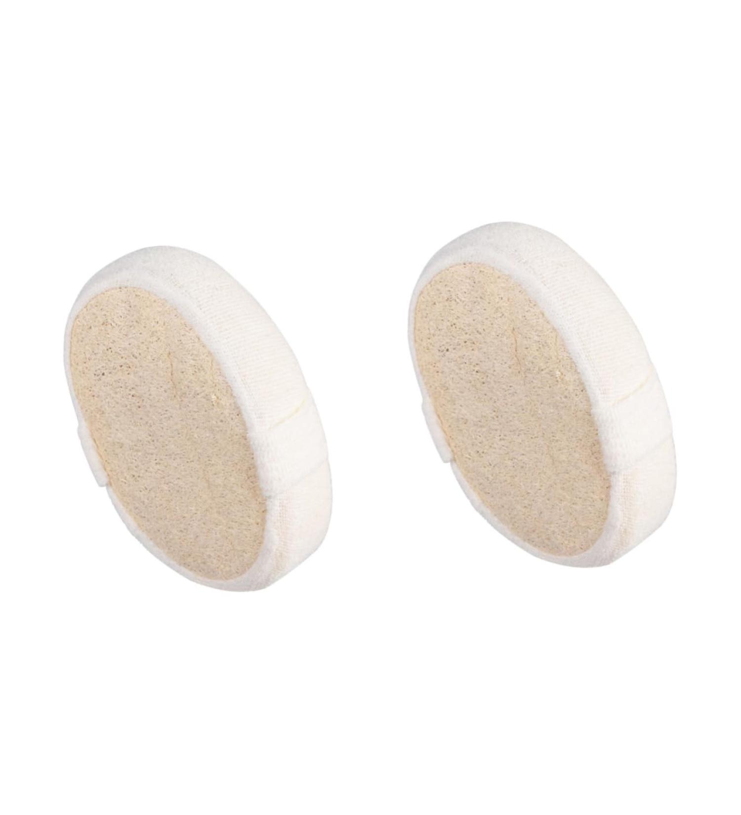 STOBAZA 2pcs Natural Loofah Dish & Bath Sponge Set - Exfoliating Face & Body Shower Wipes - Buy Online on GoSupps.com