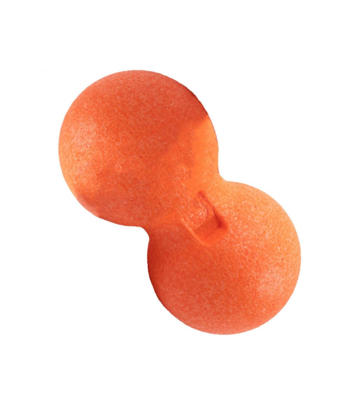 CLISPEED Peanut Massage Ball - Trigger Point Foot Roller & Myofascial Massage Tool | Yoga Massage Balls (24x12CM) - Orange - Buy Online on GoSupps.com