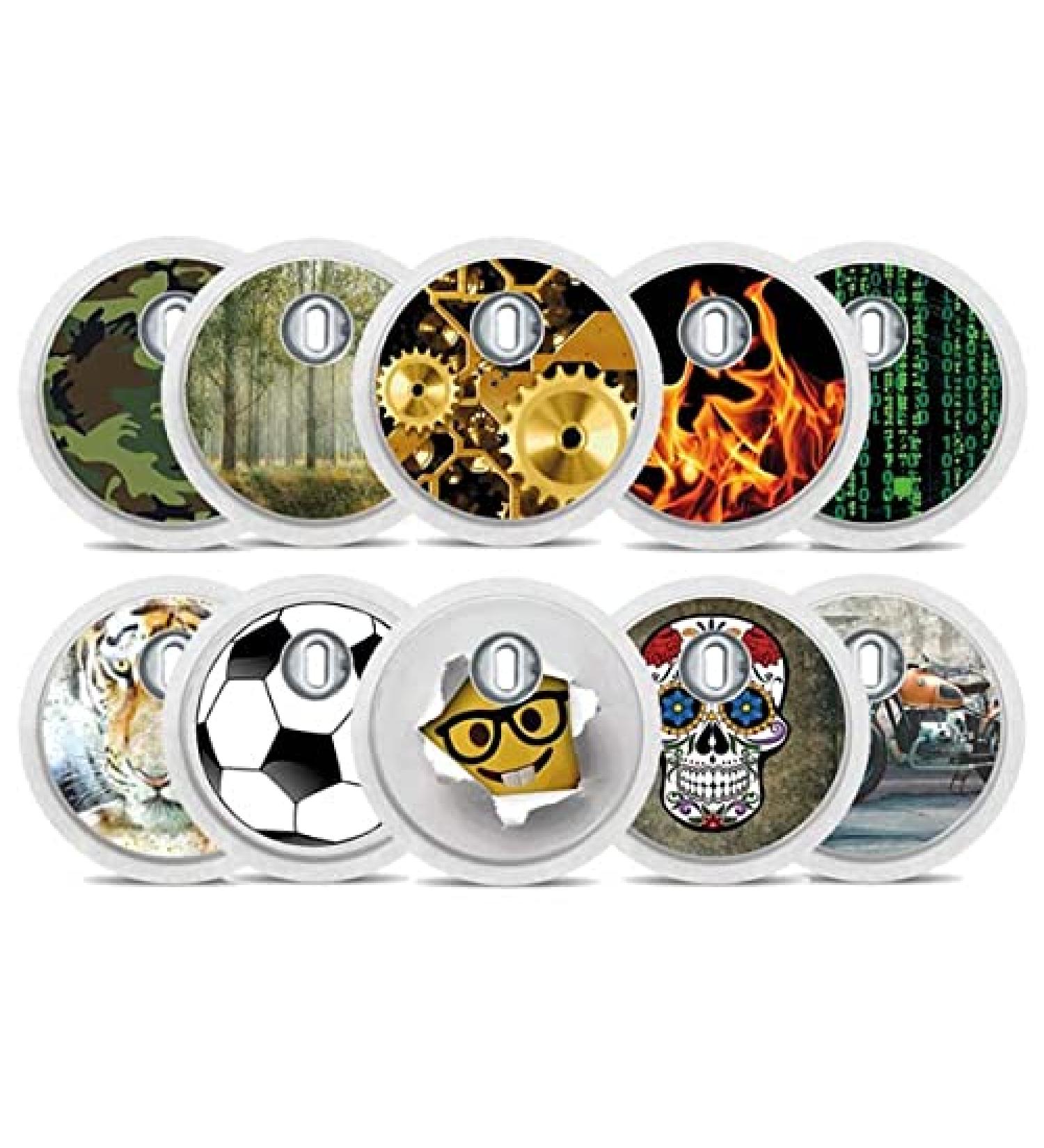 FreeStyle Libre 3 Sensor Stickers - Set of 10 | Diasticker Lifestyle Adhesive Stickers for Continuous Glucose Monitoring - Buy Online on GoSupps.com