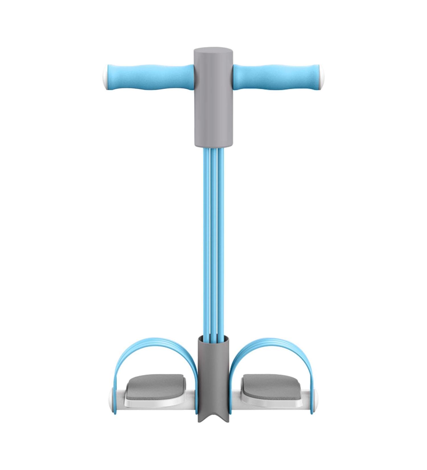 Pedal Resistance Band - Pedal Puller Puller Resistance Bands | Elastic Sit Up Pull Rope with Foot Pedal Multifunctional Yoga Pedal Puller Abdominal Leg Waist Exerciser for Home Gym Yoga Fitness Blue - Buy Online on GoSupps.com