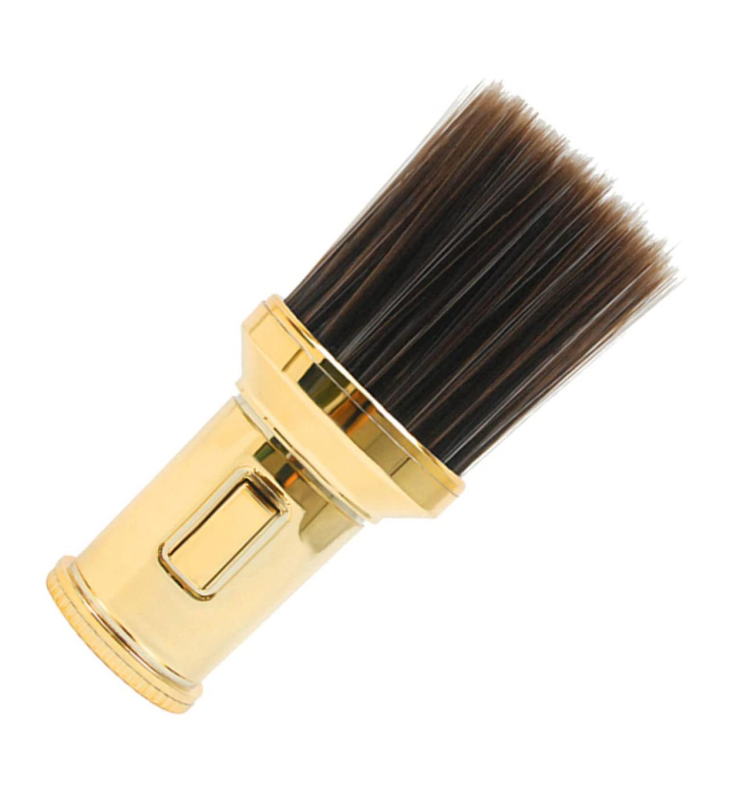 Lurrose Body & Face Bronzer Powder Brush | Hairdressing Cleaning Brush & Scarf | Man Care Supplies - Golden 13.5x6 cm - Buy Online on GoSupps.com