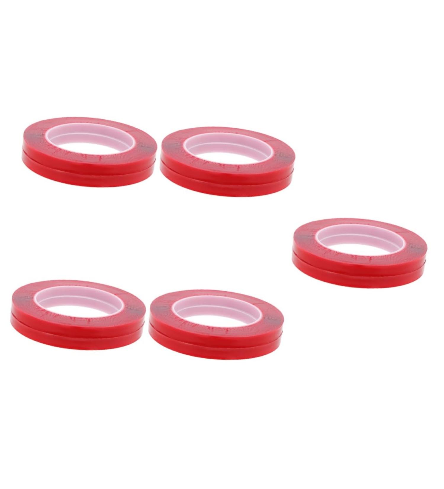 ifundom Tape Rolls Transparent double-sided tape wall sticky tape nail display tape hanging press on nail tape photo tape nail display tape double sided No substrate acrylic black Nail - Buy Online on GoSupps.com