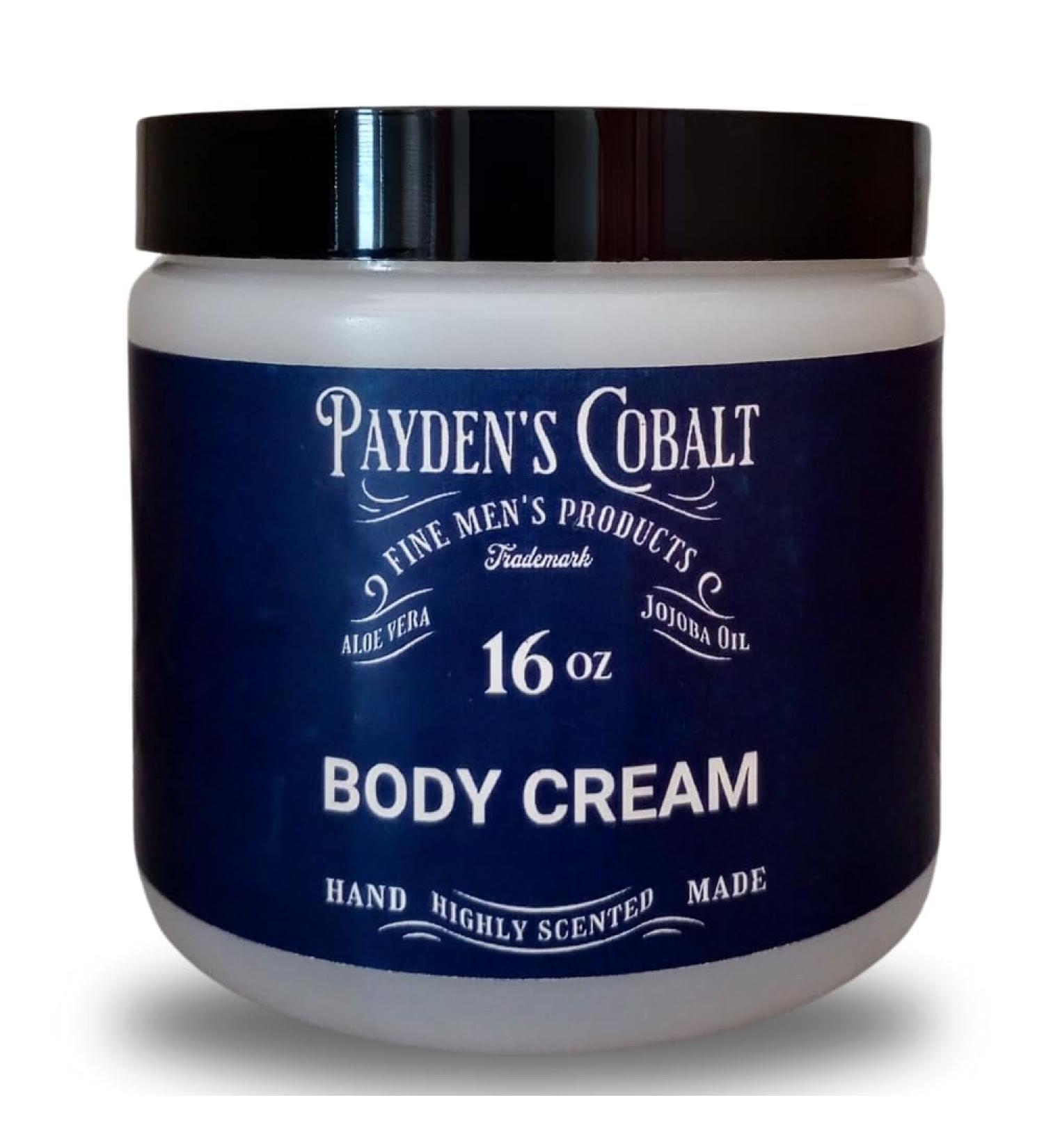 Payden's Cobalt Cedarwood Whiskey For Men Scented Body Cream 16 Oz - Buy Online on GoSupps.com