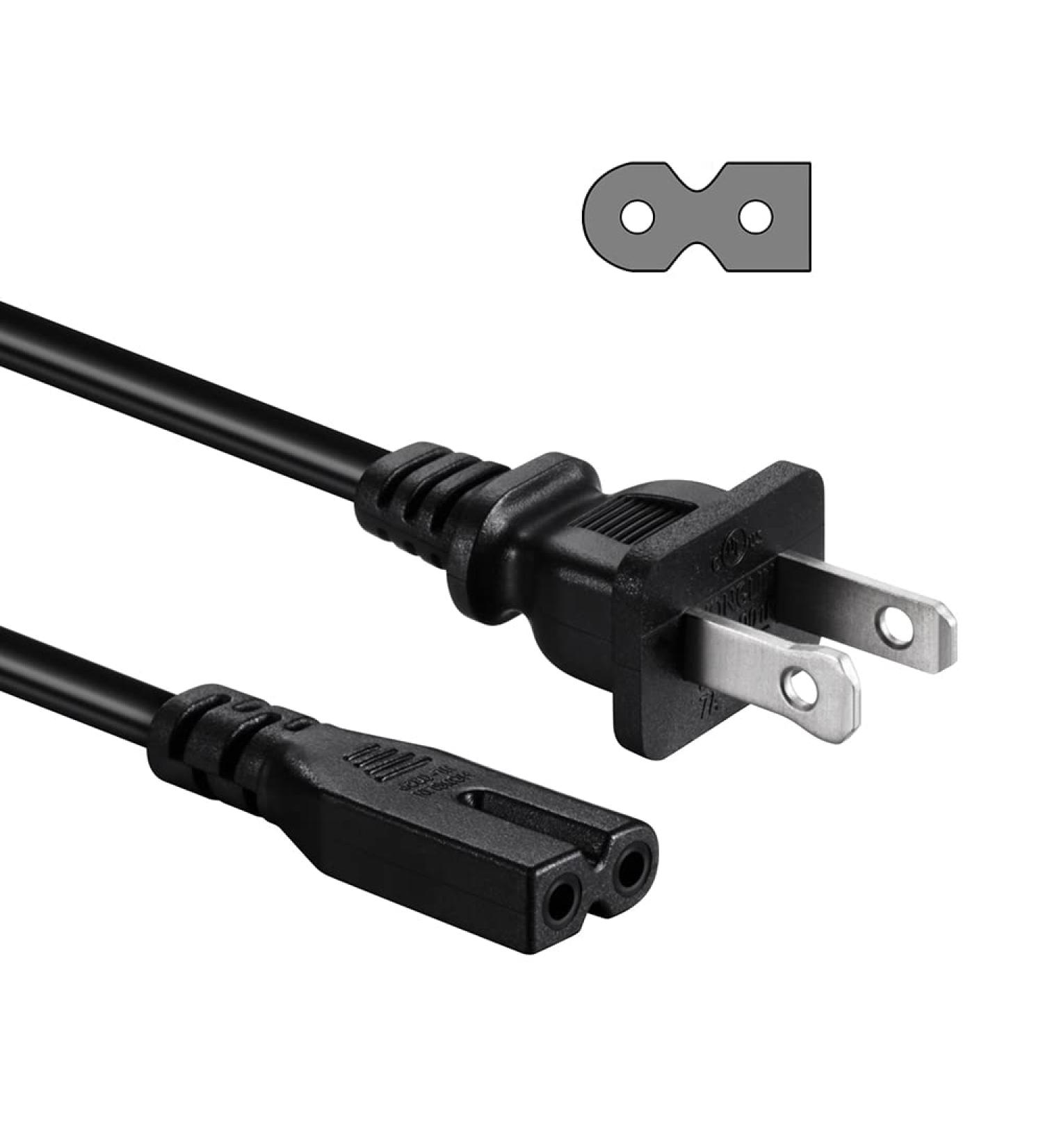 6Ft UL Listed 2 Prong Power Cord for Brother Singer Bernina Baby-Lock Viking Pfaff Sewing Machine - Buy Online on GoSupps.com