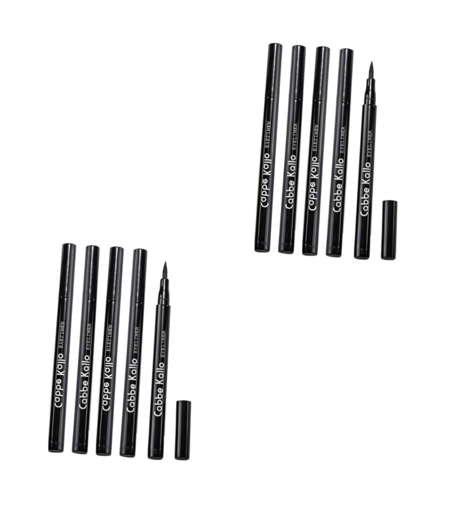 FOMIYES 10 Pcs Waterproof Eye Liner Pencil Eyeliner Liquid Pen Liquid Eyeliner Quick Dry 1 count (Pack of 1) As Shownx2pcs - Buy Online on GoSupps.com