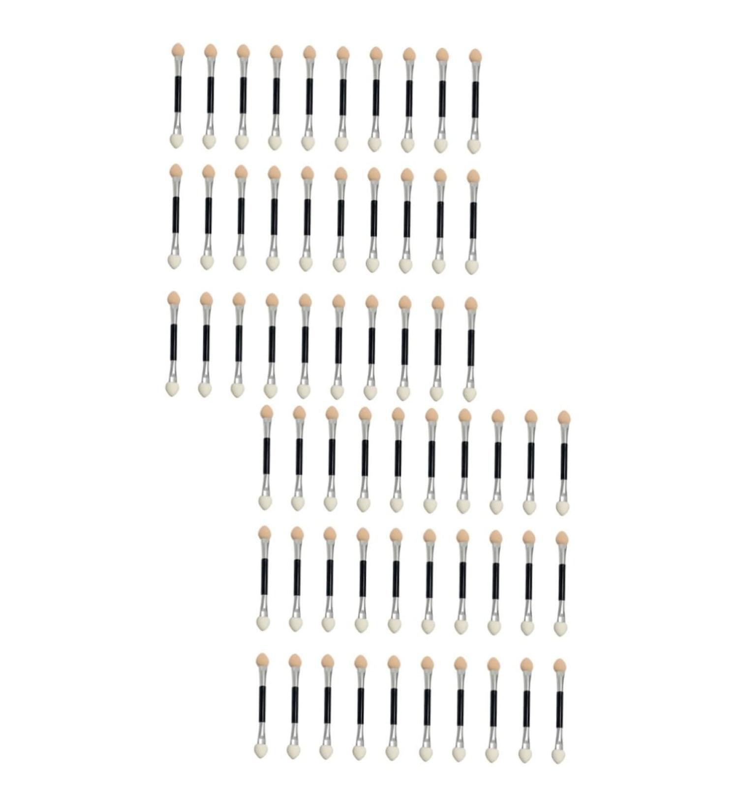 NOLITOY 100 Pcs Eye Shadow Brush Aluminum Tube Sponge Miss 7.5X0.5cmx2pcs As Shownx2pcs - Buy Online on GoSupps.com