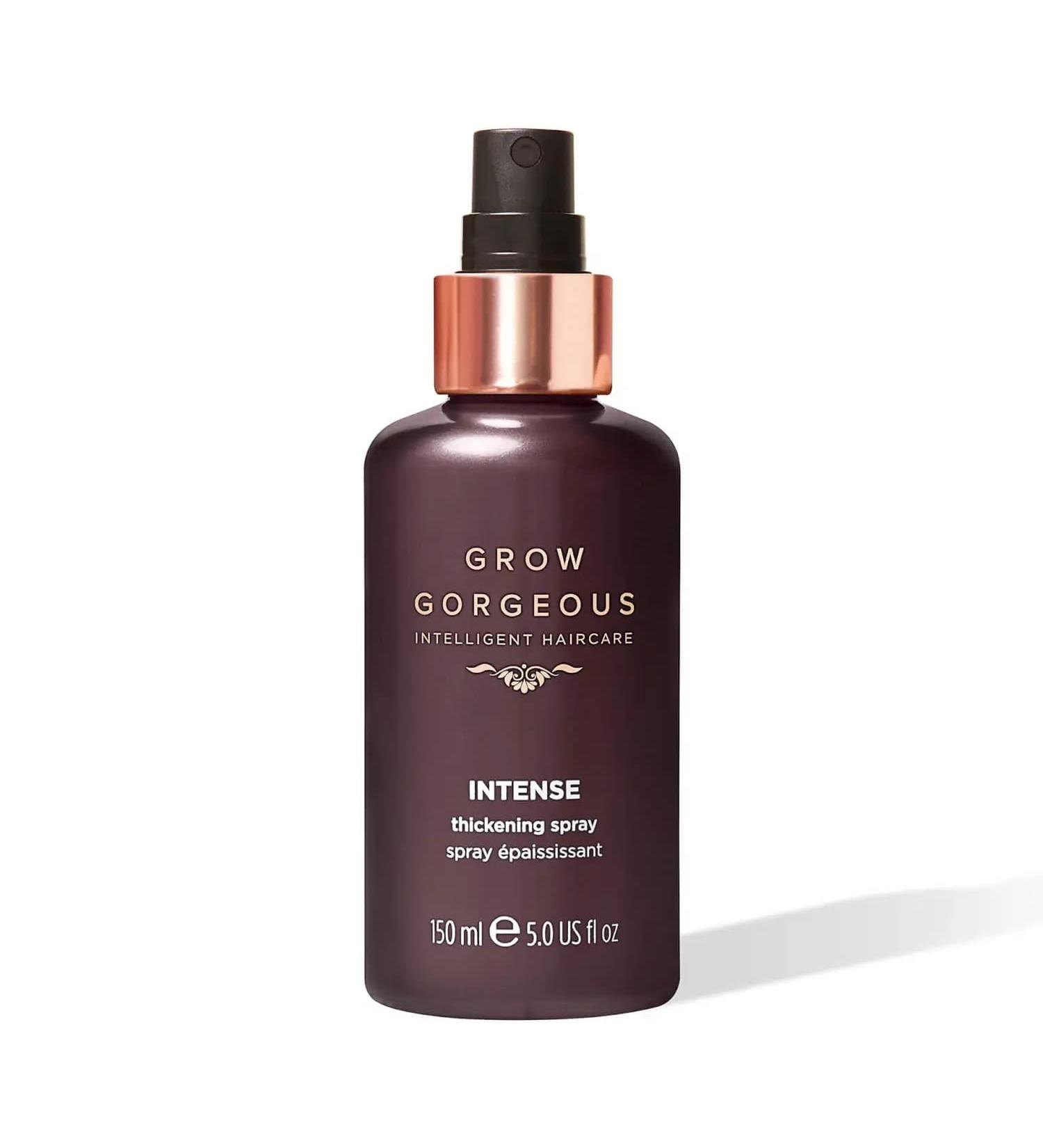 Grow Gorgeous Intense Thickening Spray - Instant Thickenining For Flat Fine and Thinning Hair 5 fl oz - Buy Online on GoSupps.com