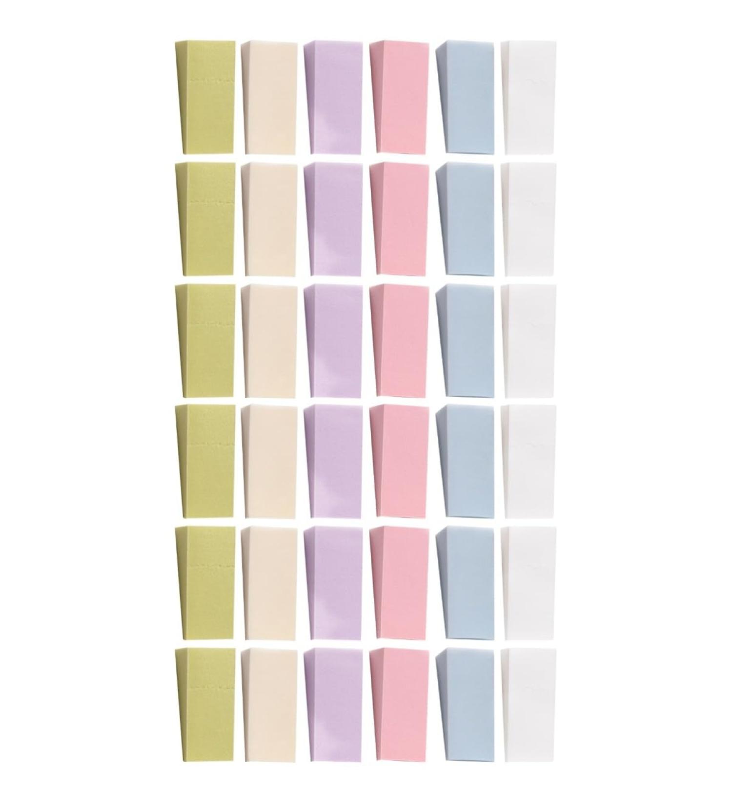 FRCOLOR 96 Pcs Nail Gradient Sponge Applicator Kit - Perfect for Nail Crafts Makeup Wedges & Tofu Cubes | International Shipping Available - Buy Online on GoSupps.com