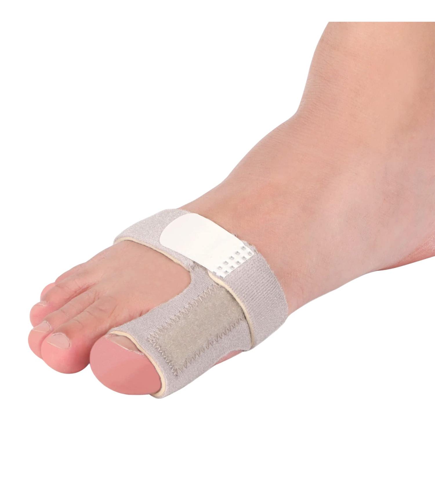 Breathable Hallux Valgus Corrector for Large Toes - Adjustable Bunion Support for Men & Women - Portable Toe Rail (Gray) - Buy Online on GoSupps.com