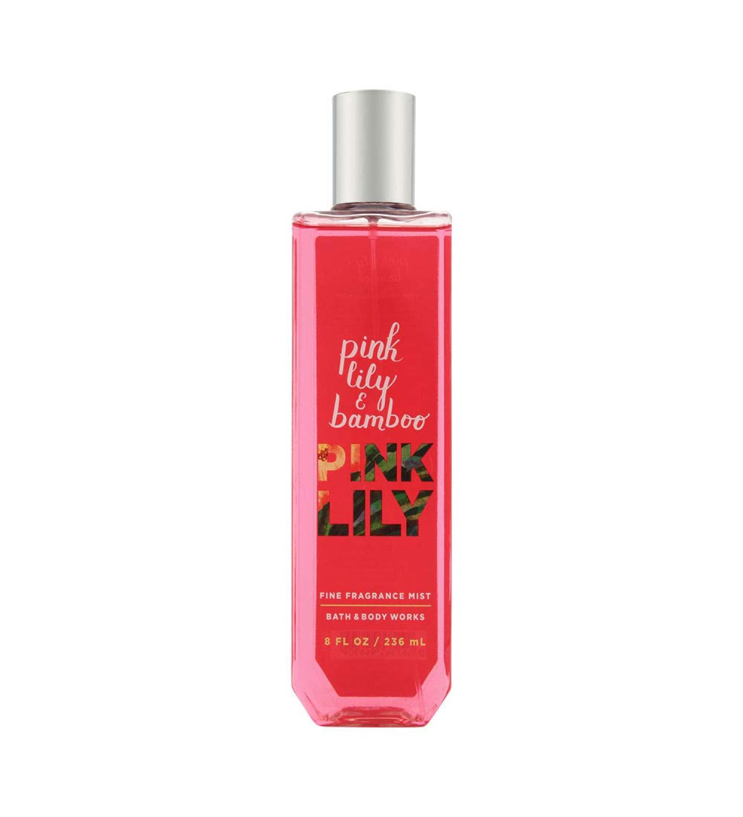 Bath & Body Works Pink Lily & Bamboo Fine Fragrance Mist 8 Ounces