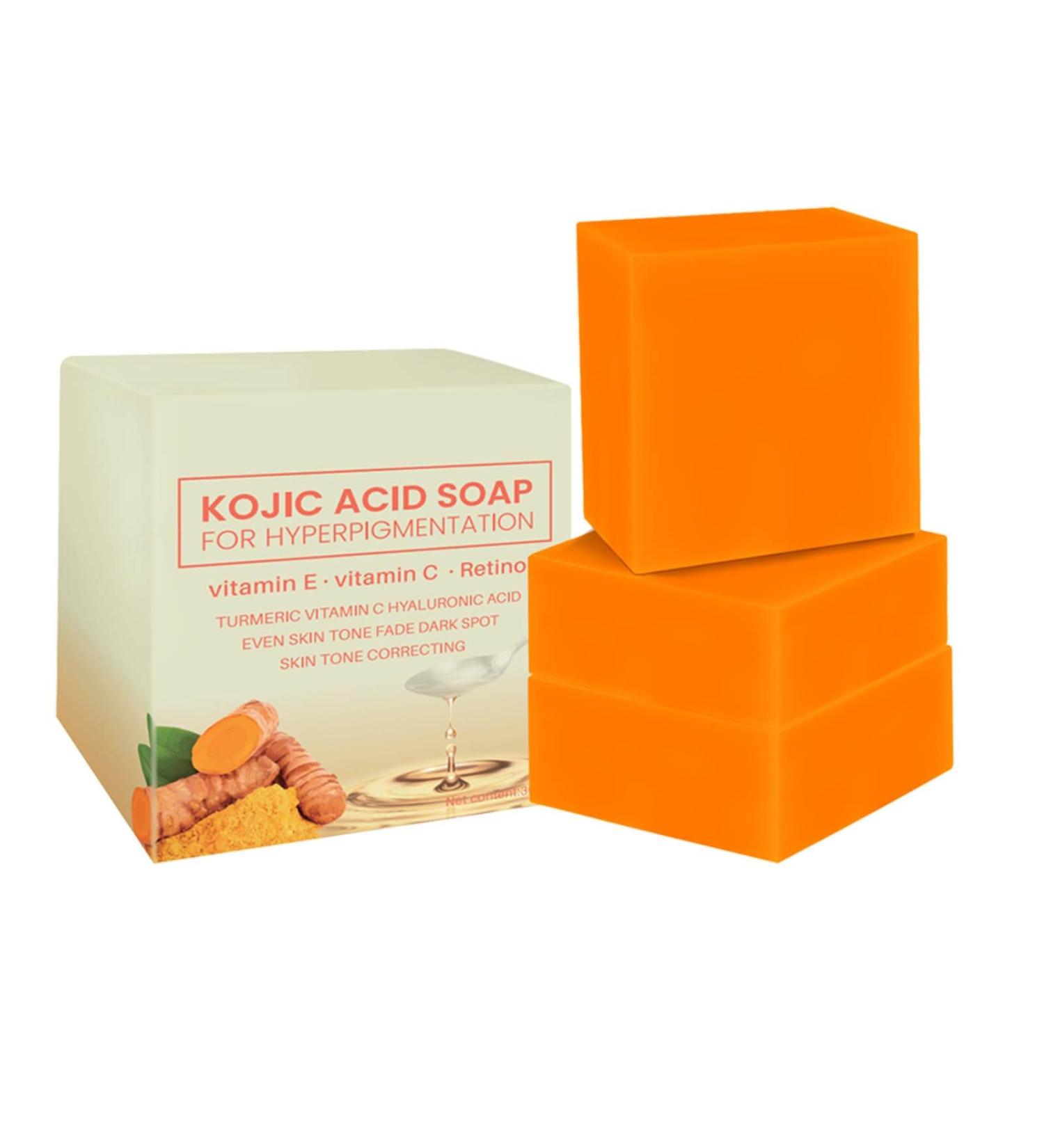 3pcs Organic Turmericsoap For Darkspots Turmericsoap For Skin Brightening And Clearing Formula Natural Turmericsoap Bar mzq252 (Orange One Size) 1 count (Pack of 1) Orange - Buy Online on GoSupps.com