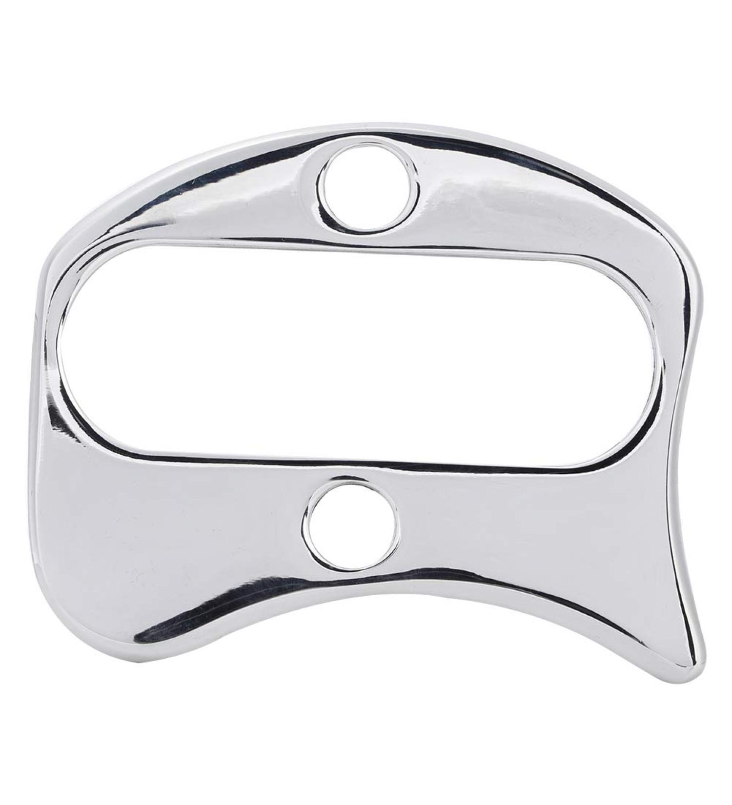 Verdant Touch Stainless Steel Gua Sha Massage Plate - Pain Relief Scraping Tool for Body Therapy - Buy Online on GoSupps.com