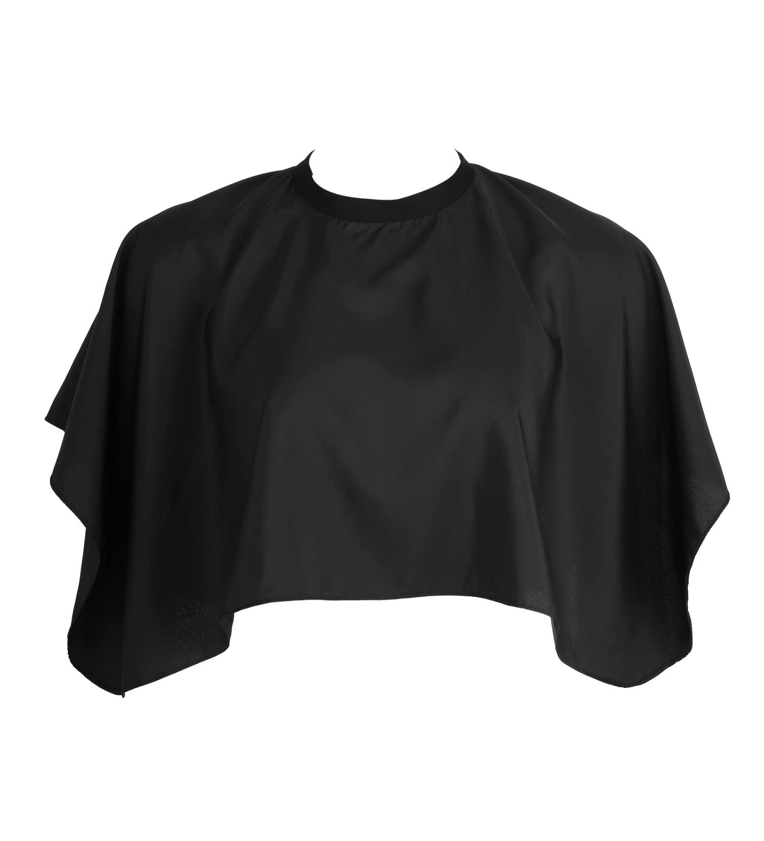 Waterproof Hair Dye Cape | Short Barber Cape for Salon & Home Use | Hair Cutting & Makeup Apron for Color Bleach & Shampoo - Buy Online on GoSupps.com