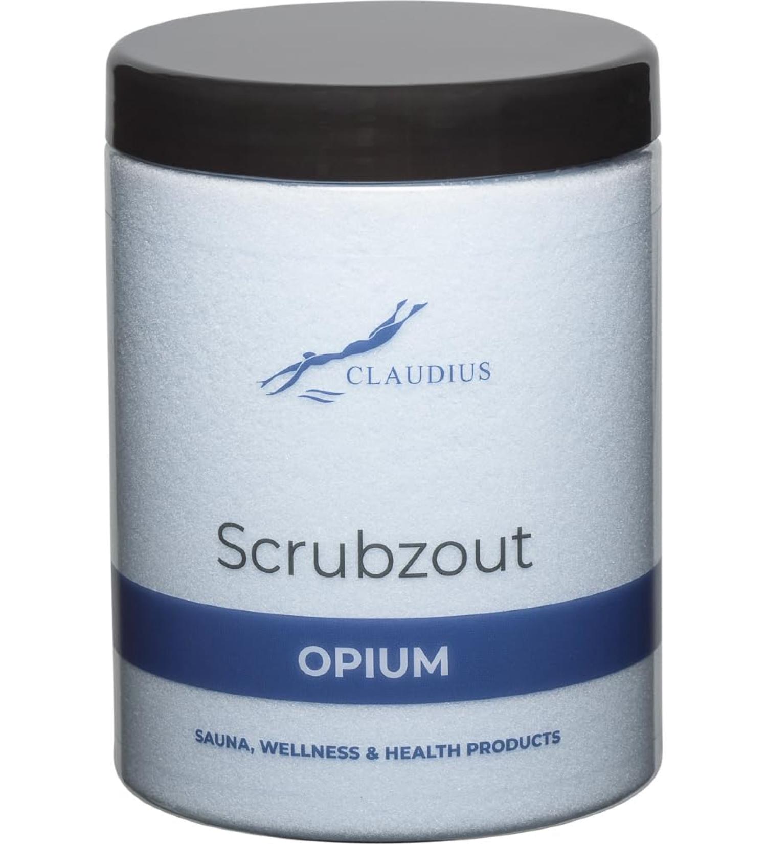 Claudius Scrub salt Opium in handy jar 1250 grams