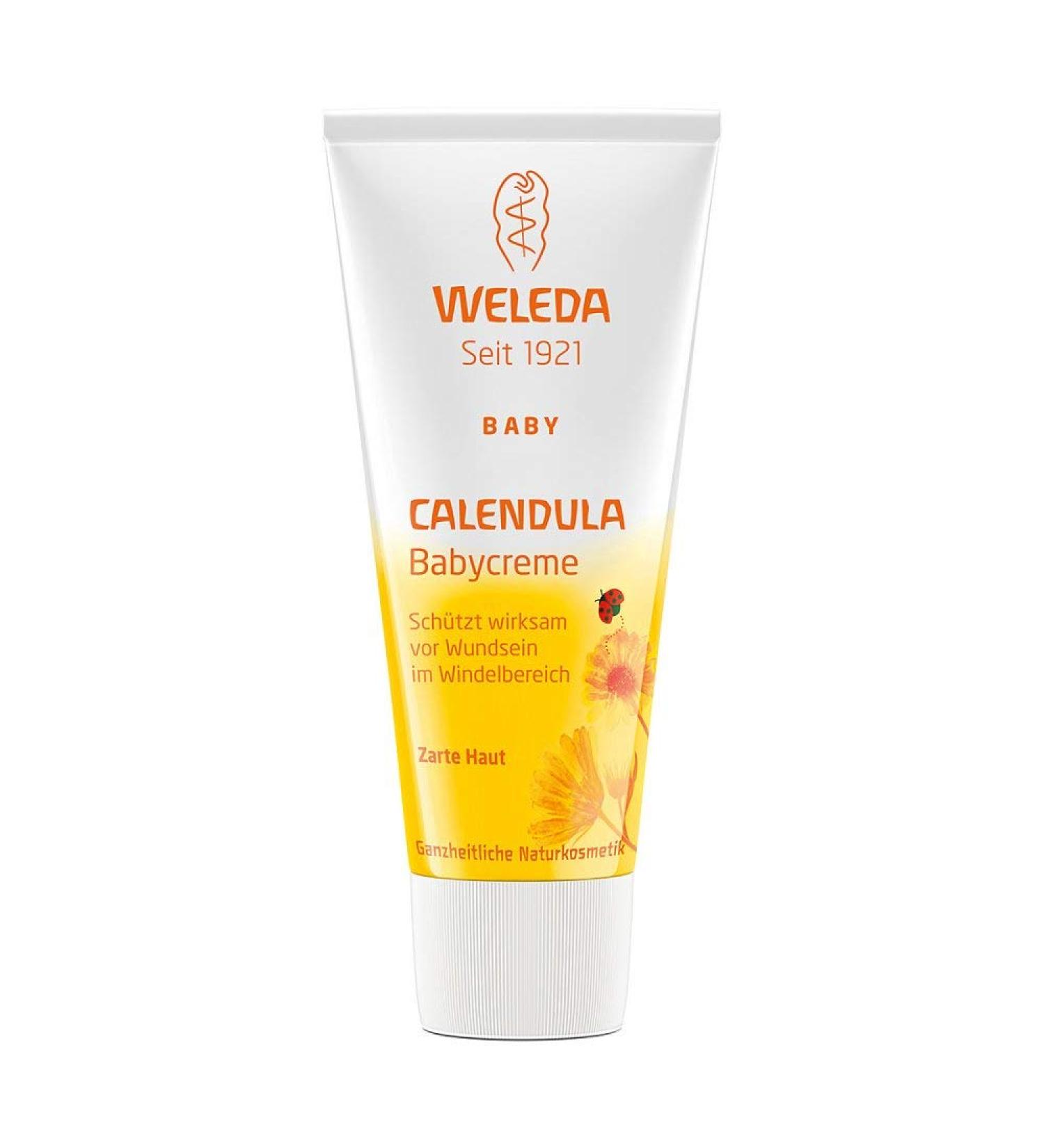 Weleda Baby Calendula Nappy Cream 75ml - Soothing Diaper Rash Relief - Buy Online on GoSupps.com