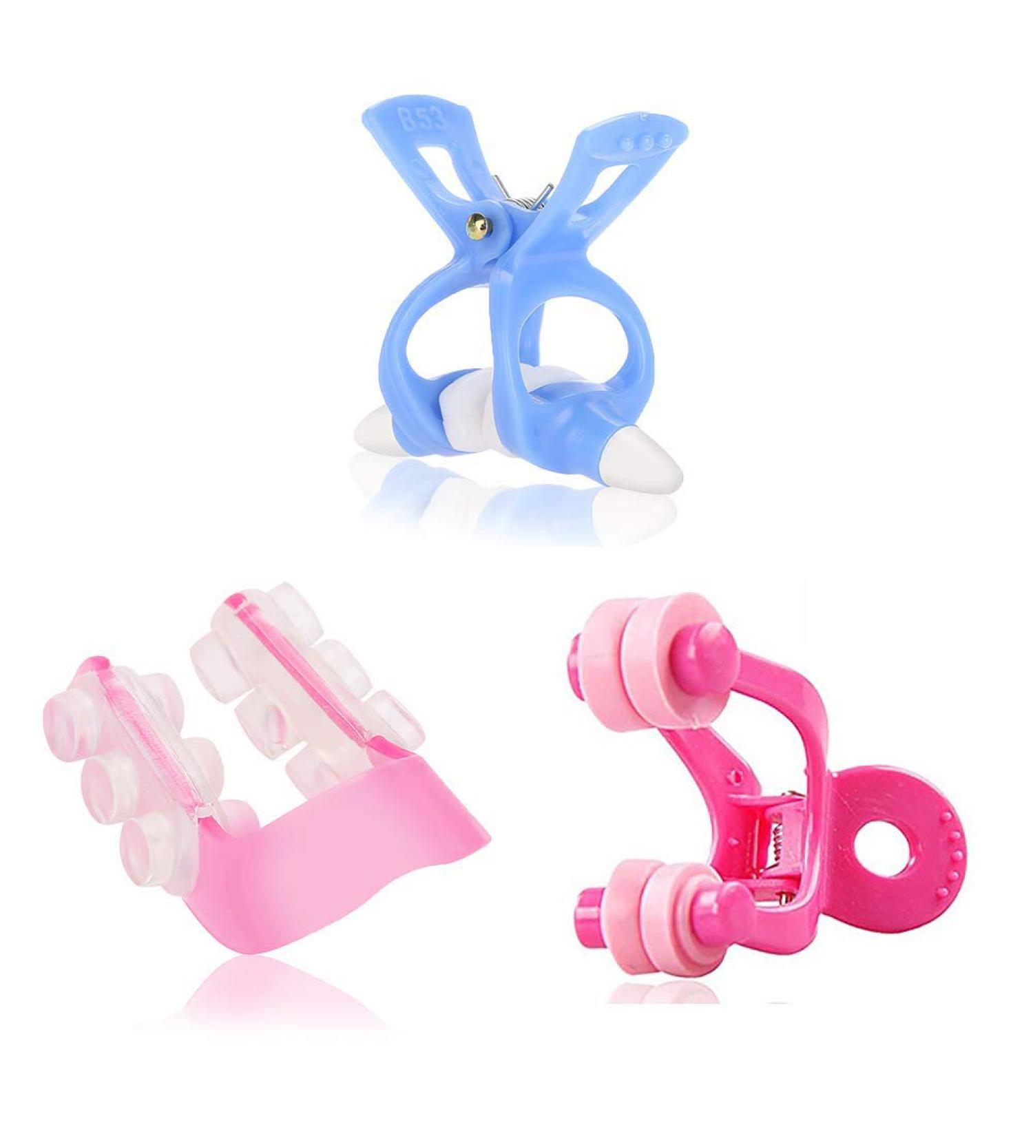 Nose Lift Up Shaping Clip Shaper Kit Nose Massager Roll Slimmer for Bridge Straightening Correction Nose Higher Set Face Soft Padded Beauty Tool (3Pcs/Set) - Buy Online on GoSupps.com