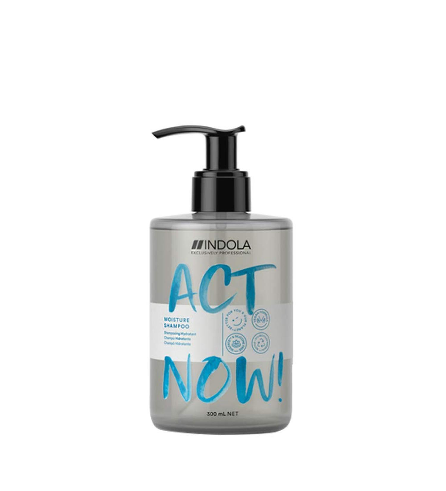 Indola Act Now! Moisture Shampoo For Dry Hair 300ml
