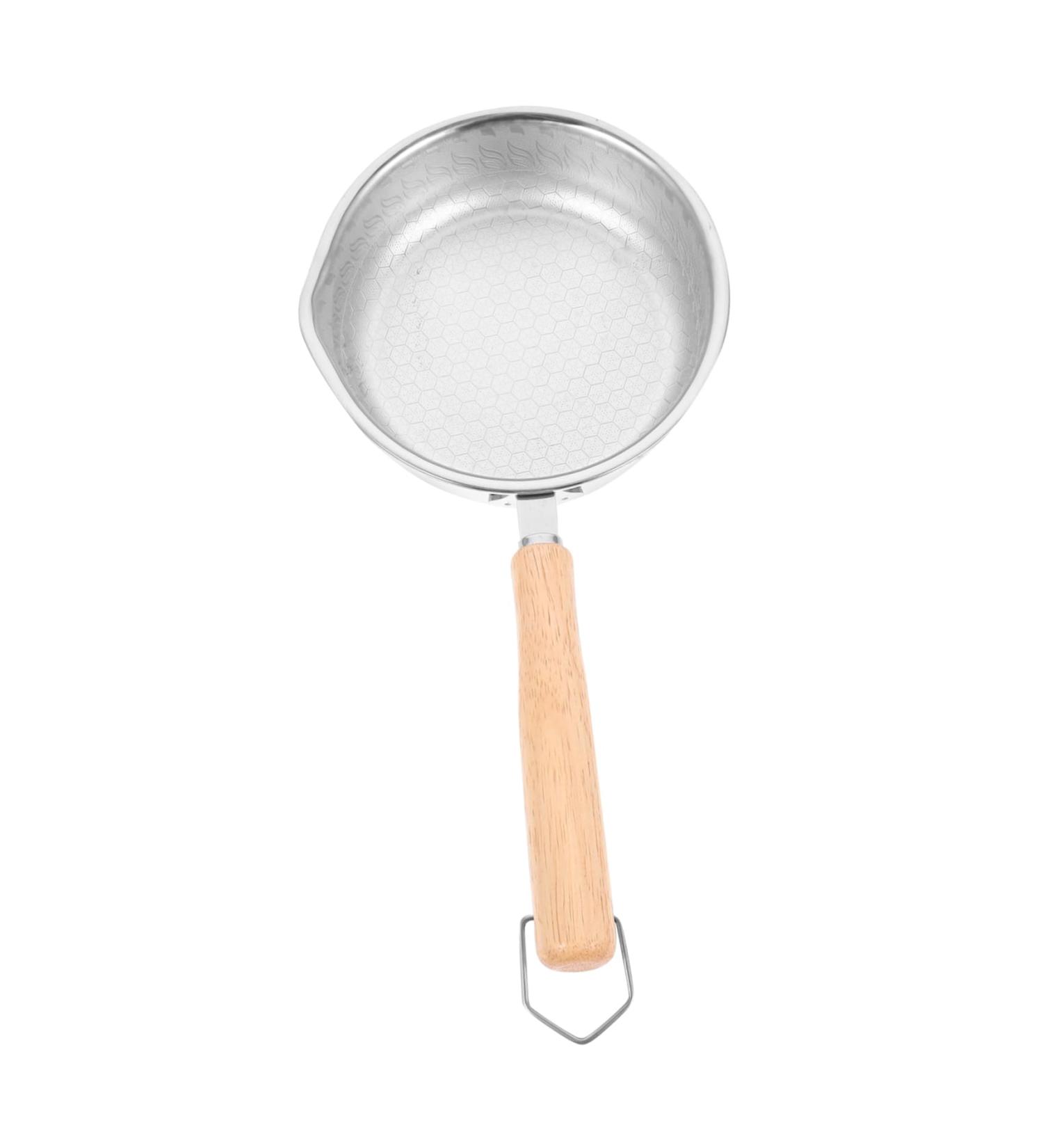 BRIGHTFUFU Stainless Steel Pot Egg Pan Griddle Kitchen Pan Small Egg Frying Pan Stainless Steel Frying Pan Kitchen Egg Cooker Honeycomb Nonstick Skillet Small Frying Pan Wood Non Stick - Buy Online on GoSupps.com