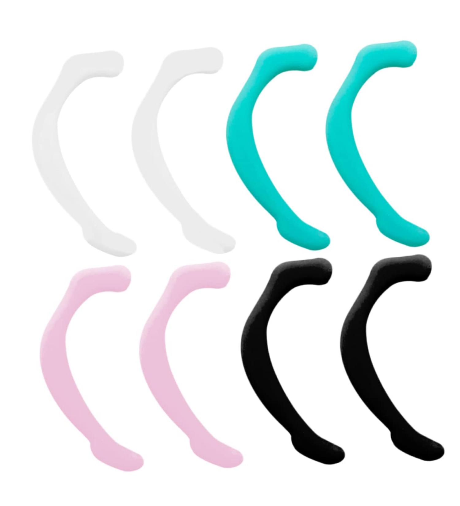 CliSpeed 4 Pair Reusable Setting Buckle Ear Bracket Hooks - DIY Mouth Protection & Ironing Glasses - 6x3cm Rubber Tape Sewing Accessories for Comfort - Buy Online on GoSupps.com