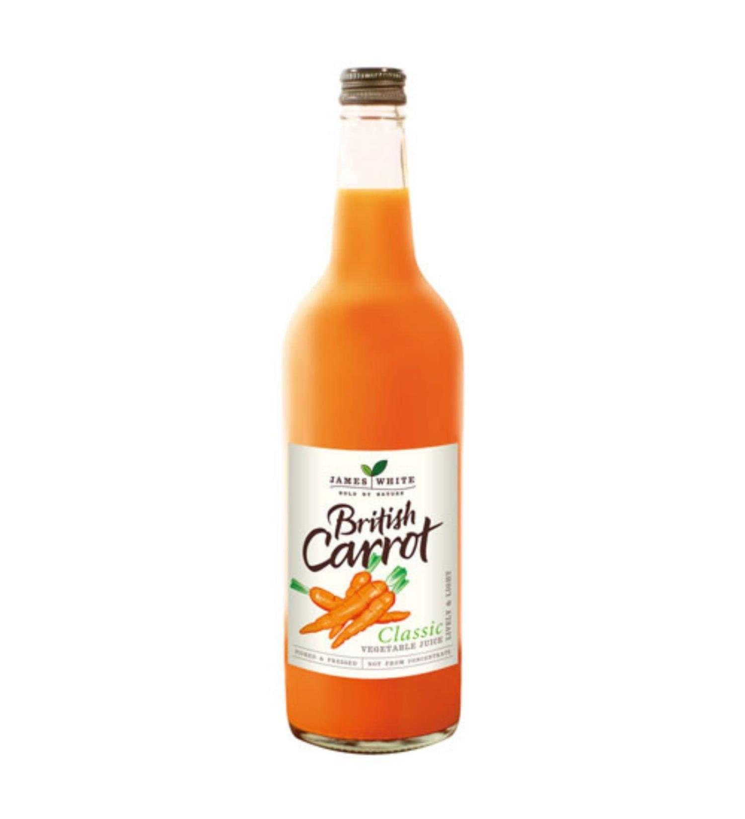 James White - British Carrot Juice - 750ml - Buy Online on GoSupps.com