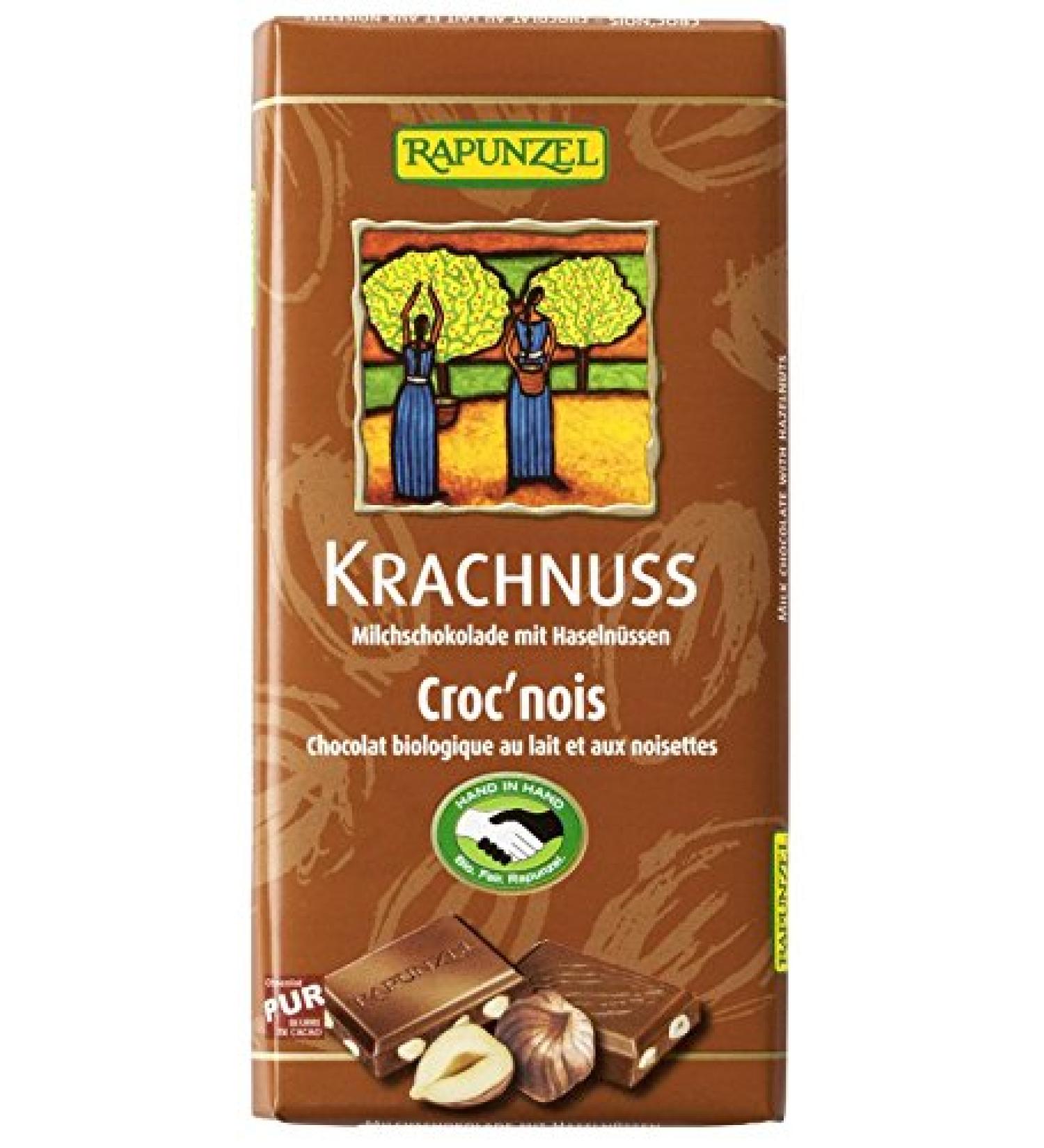 Rapunzel Naturkost Rapunzel Organic kitten nut milk chocolate hazelnut 12 pieces 12 x 100 g BIO
