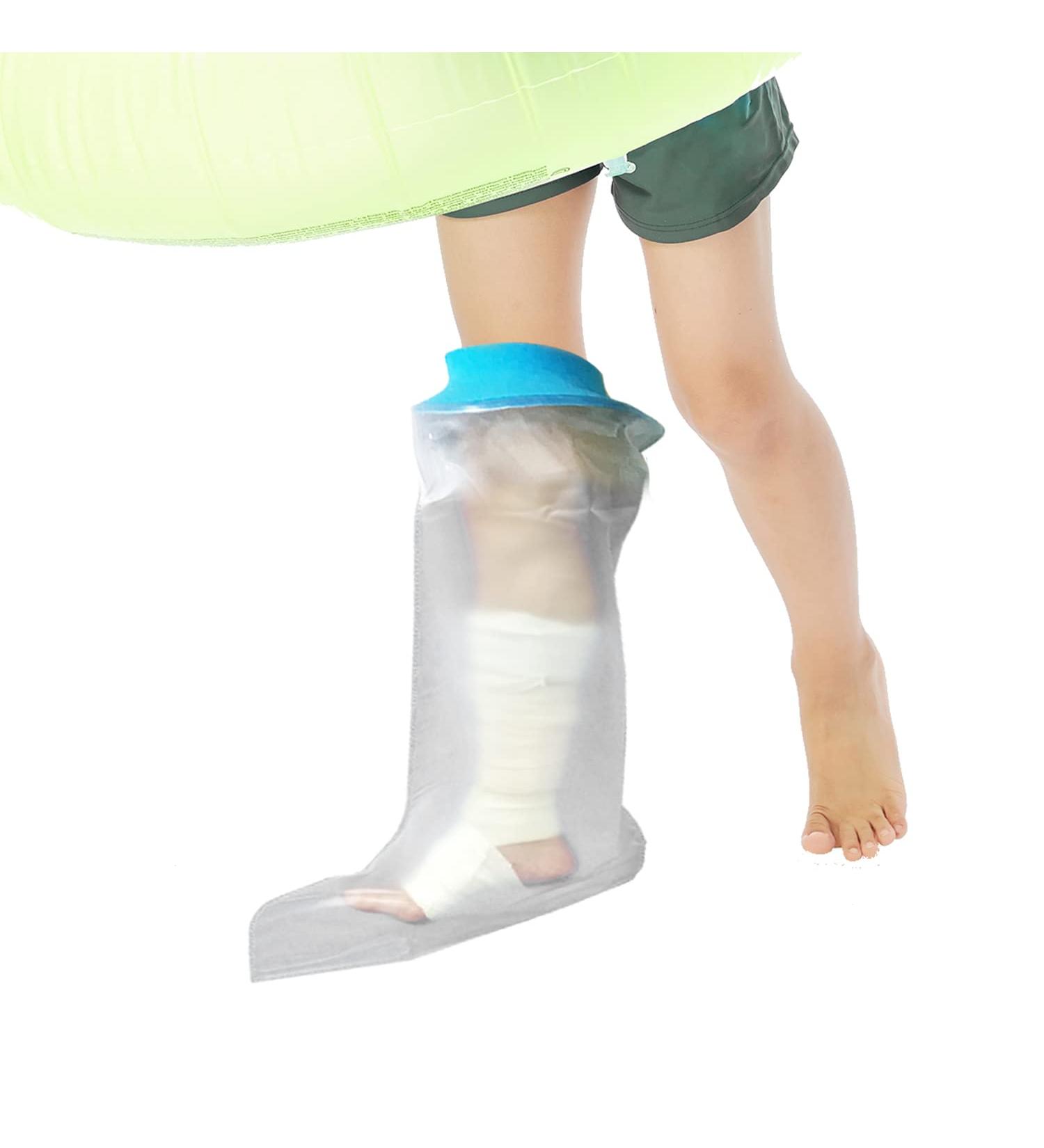 Kids Short Leg Cast Cover - Waterproof & Reusable Protector for Showering and Bathing - Buy Online on GoSupps.com