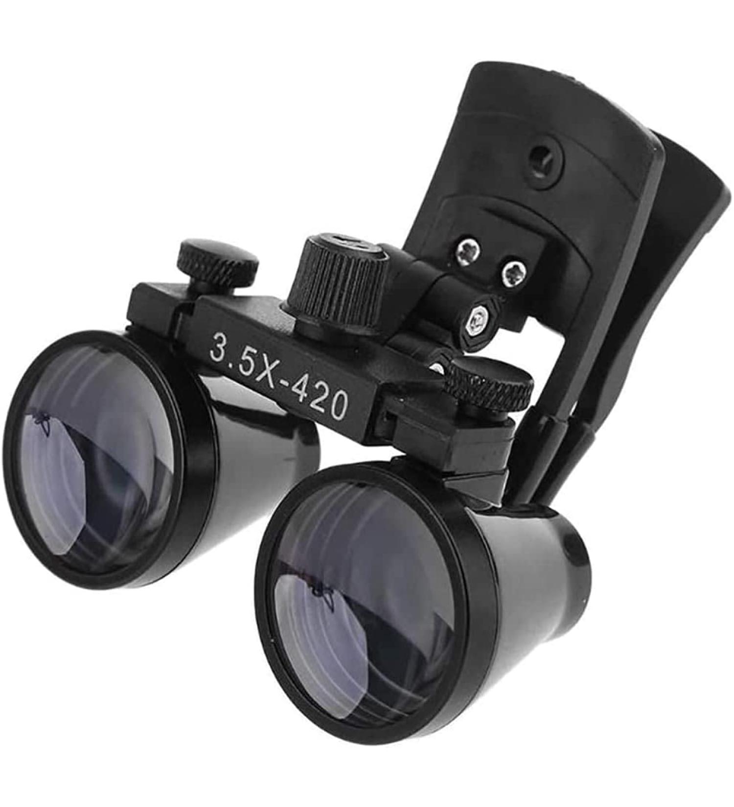 Magnifier with Light Head MountLighted Magnifying Glasses 2.5X Dentistry Clip Loupe Binocular Magnifier Dental Loupe for Dental Lab Dentists for Hobbies Reading Jewelry Loupe CRA - Buy Online on GoSupps.com