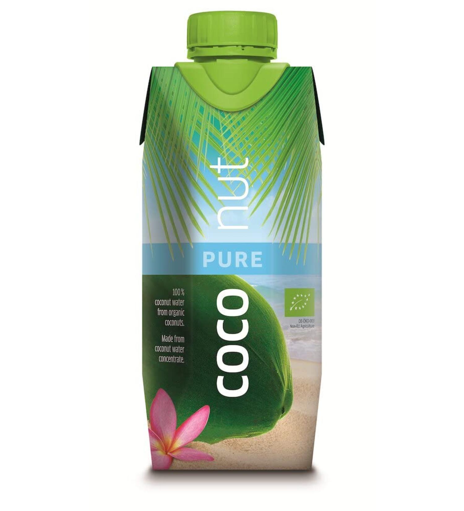 Aqua Verde Organic Coconut Water Coconut Pure 330 ml 6 x 330 ml