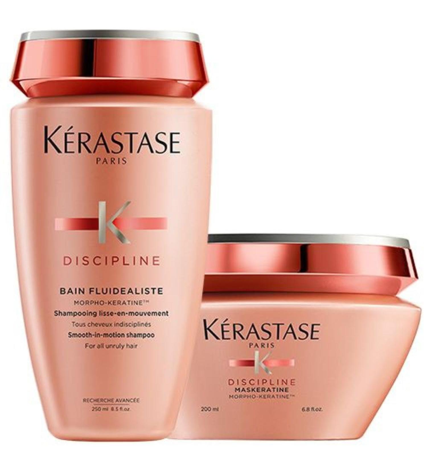 K rastase Discipline Bain Fluidealiste (250 ml) and Maskeratine (200 ml)