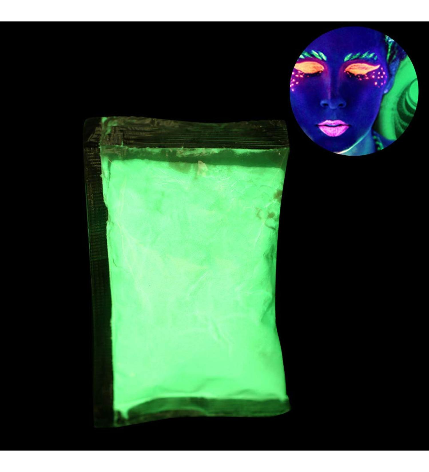 Fluorescent Powder 3 Colors Fluorescent Powder Luminous Powder Paint DIY Pigment Nail Coating Noctilucent Powder (Yellowish Green) - Buy Online on GoSupps.com