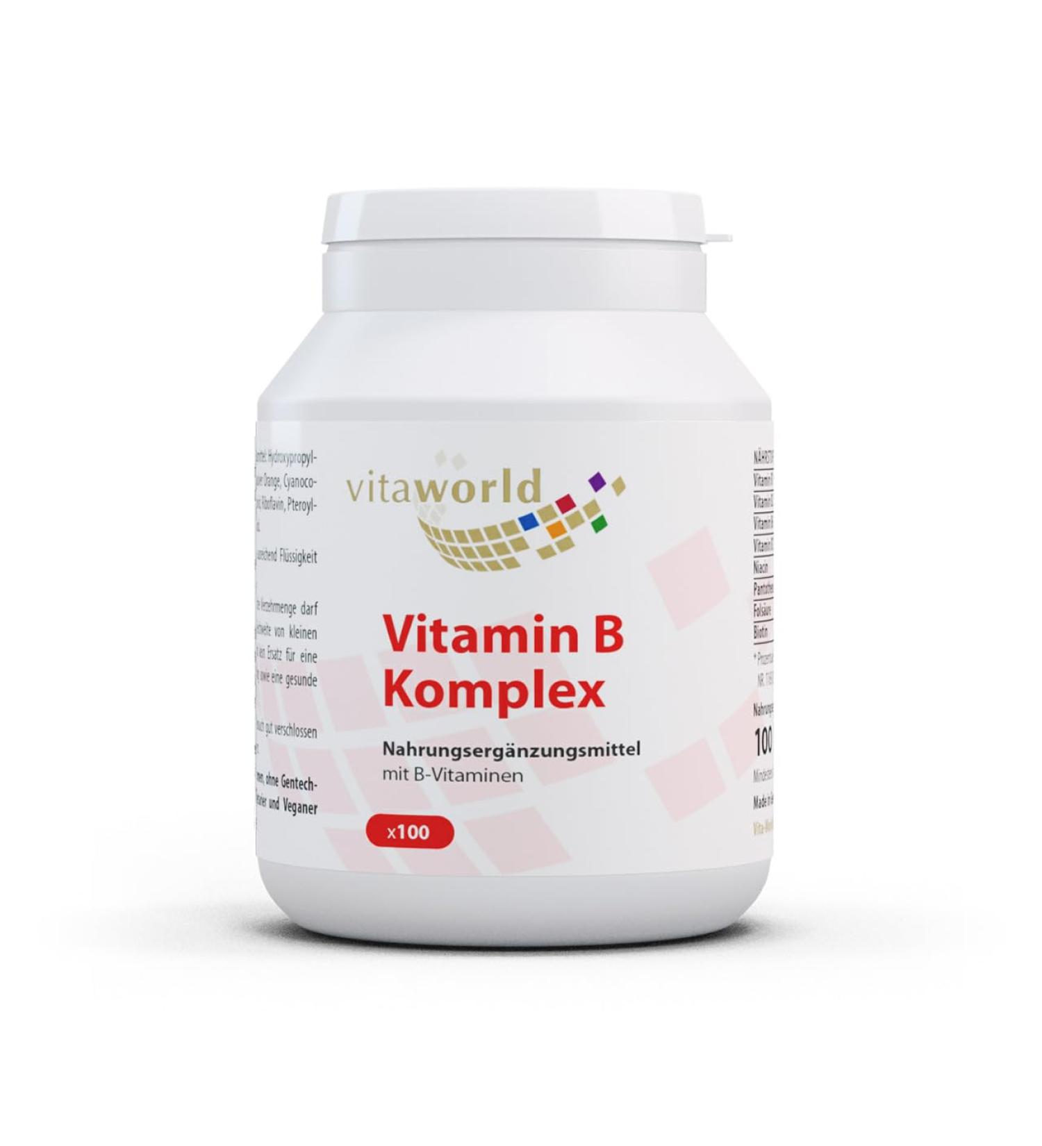vitaworld Vitamin B Complex Vegan 100 capsules