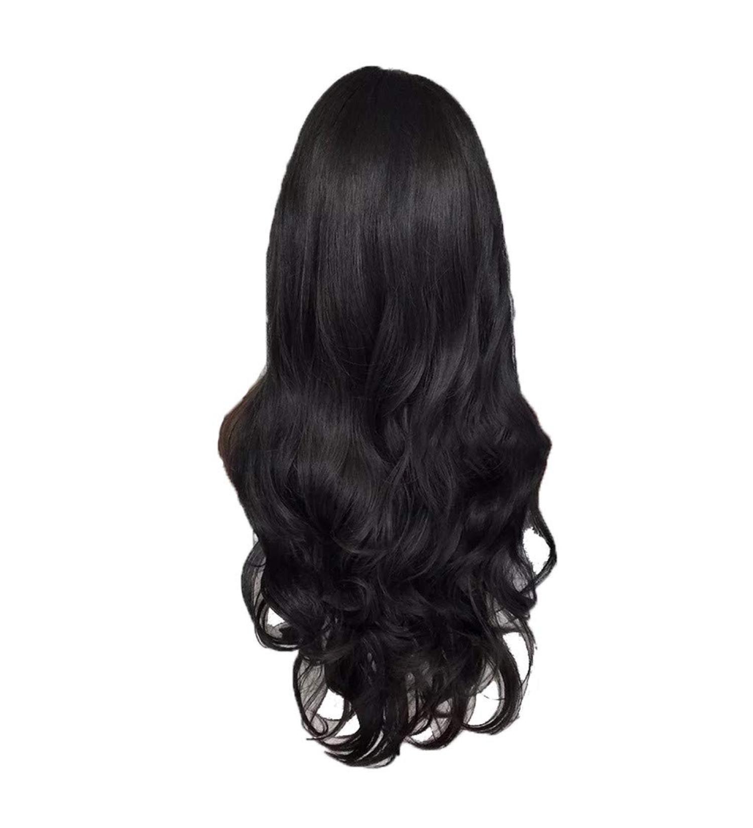 Shop Long Black Curly Brazilian Synthetic Wigs for Women - 70s 60s 50s 80s Cosplay Styles - Buy Online on GoSupps.com