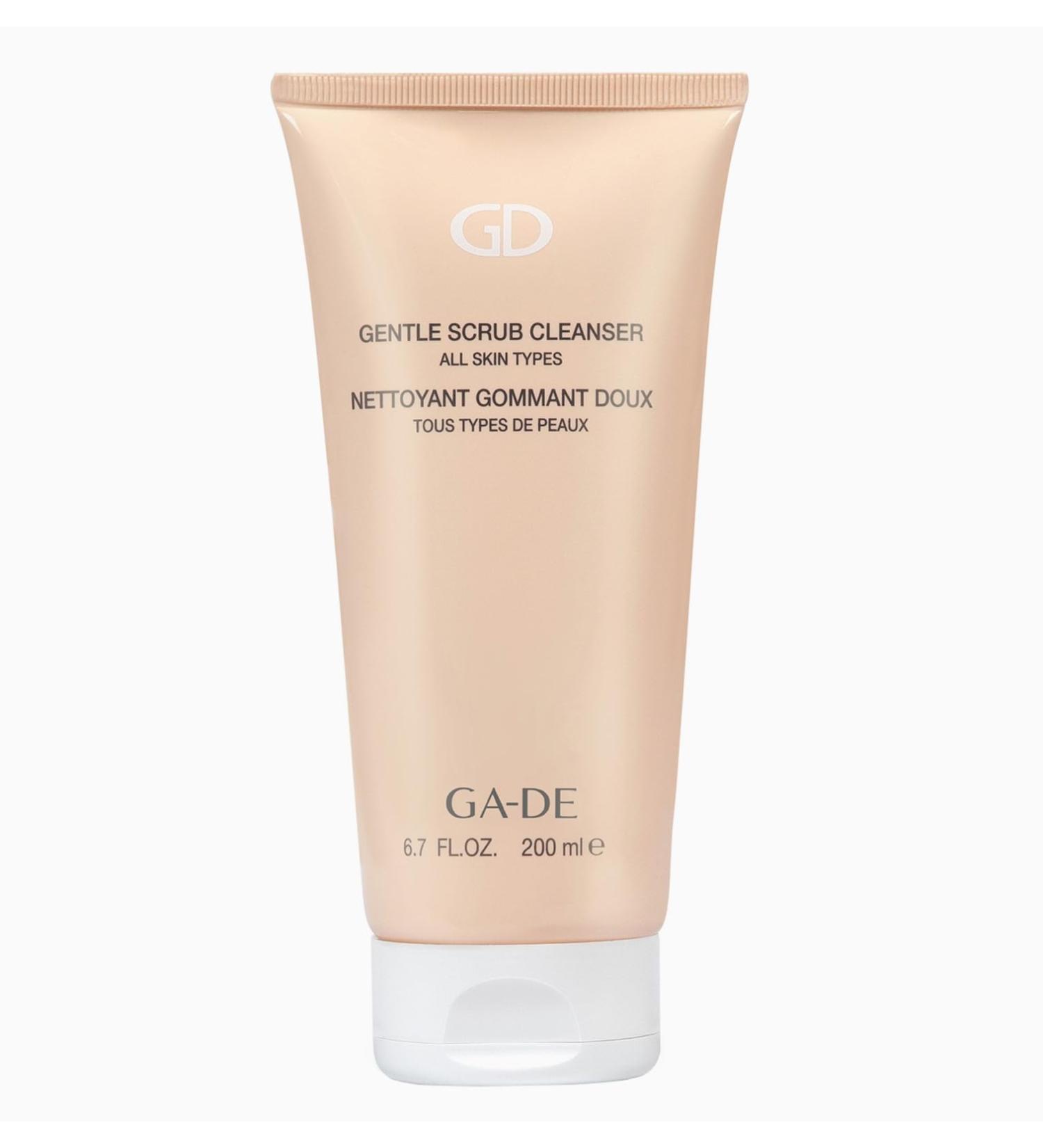 Gentle Scrub Cleanser - Exfoliating Face Scrub with Hyaluronic Acid Panthenol & Vitamin E - Silica Beads - 6.7 oz | International Shipping - Buy Online on GoSupps.com