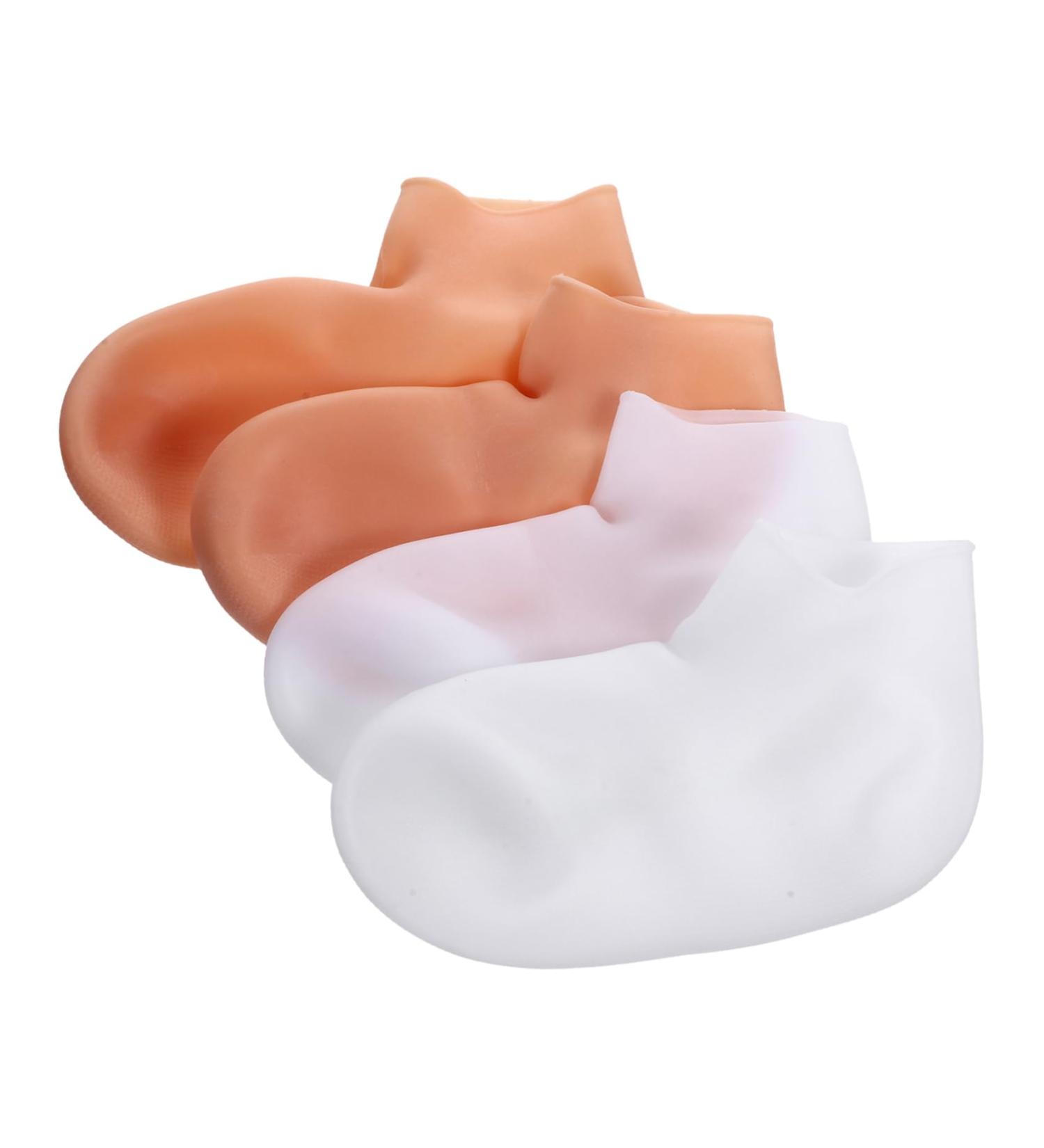 Ipetboom 2 Pairs Exfoliating Moisturizing Socks Foot Moisturizer for Dry Cracked Heel Moisturizing Socks Sleep Socks Nail Monomer Dish Cosmetic Girl Child High Heels Sebs Spa 23x9.5cm - Buy Online on GoSupps.com