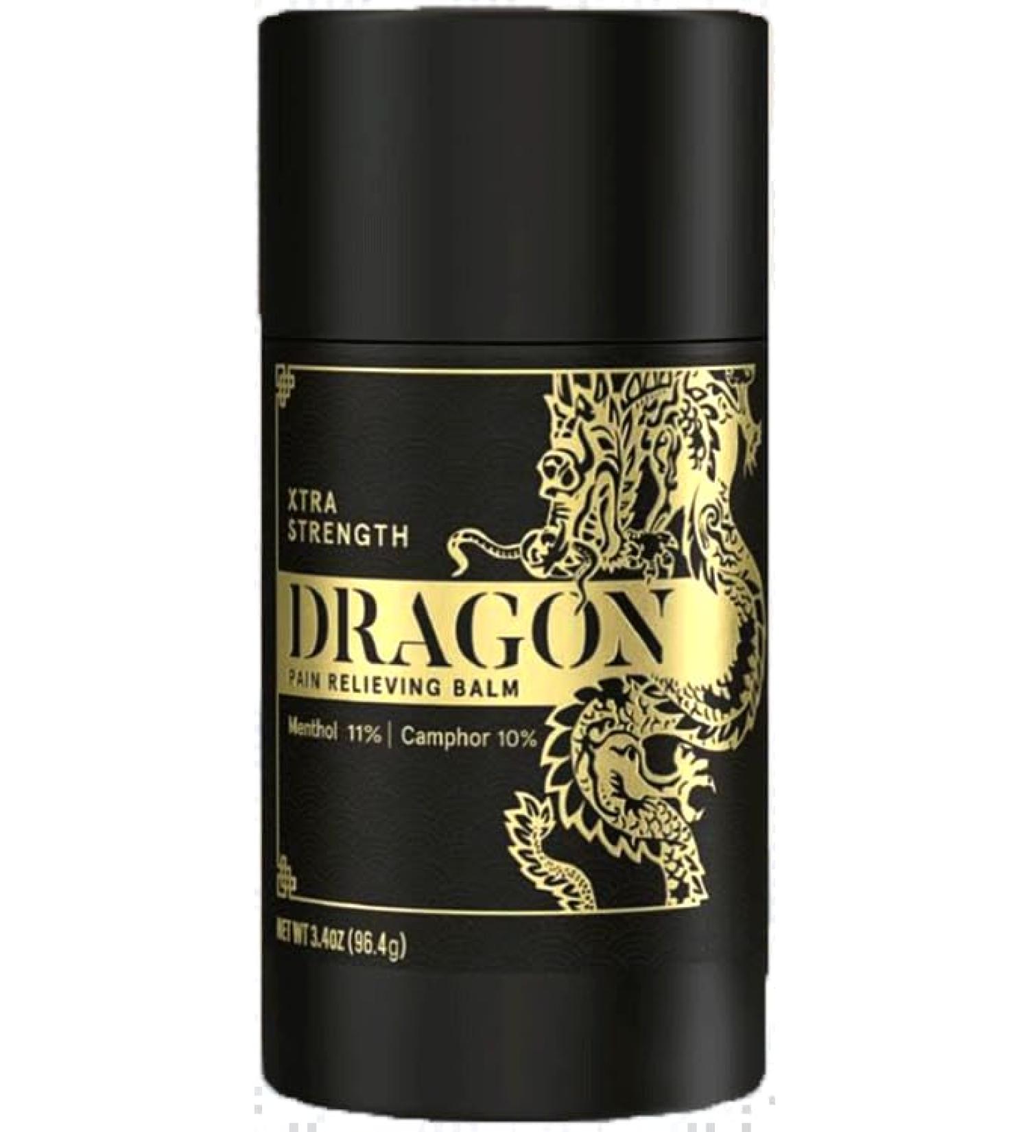 Dragon Pain Relief Balm 3.4oz | Extra Strength Muscle & Joint Relief for Back Elbows Feet & More | Fast International Shipping - Buy Online on GoSupps.com