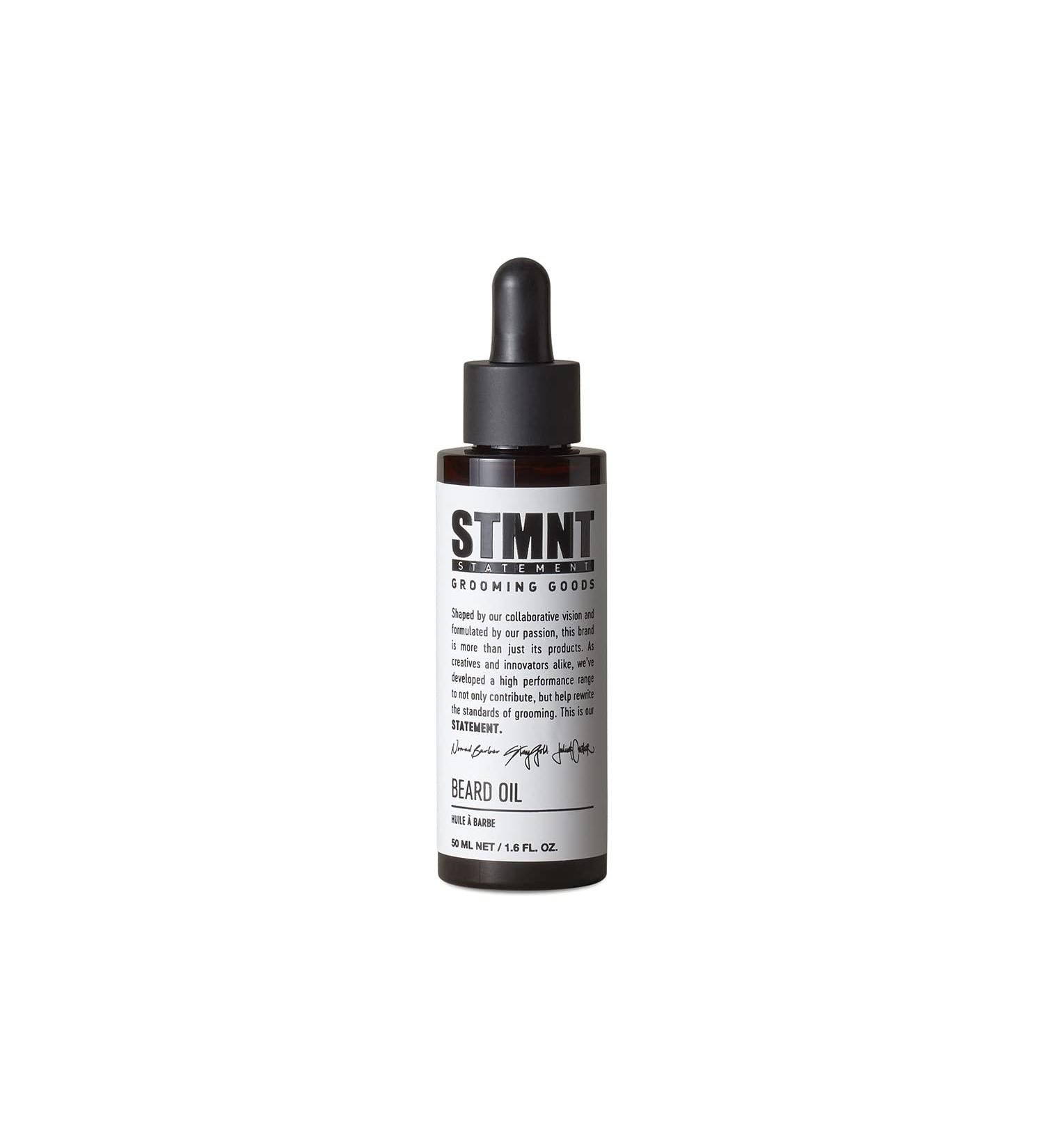 STMNT Grooming Goods Beard Oil 50ml - Silicone Free Moisturizing Formula with Natural Oils - Buy Online on GoSupps.com