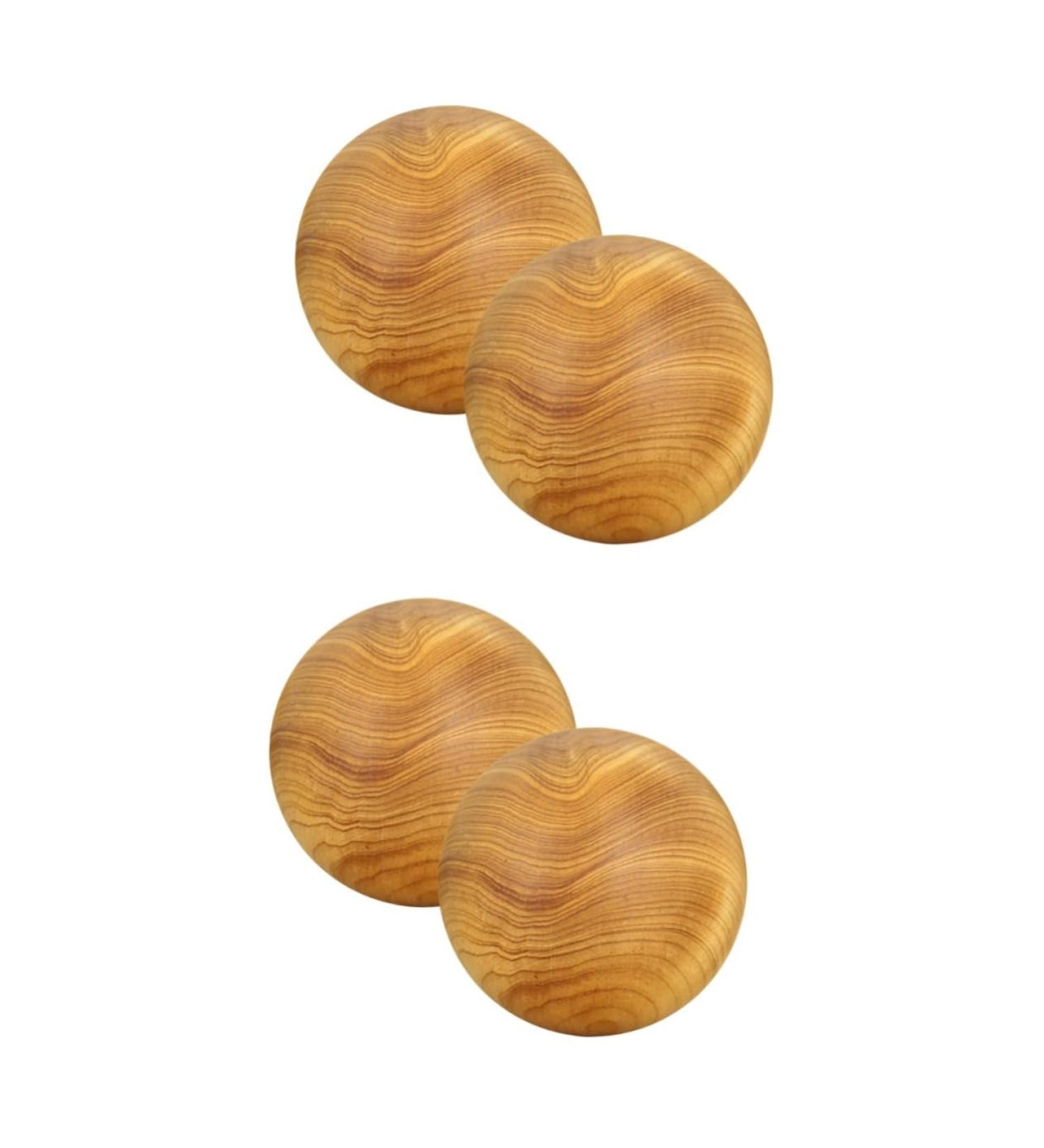 Beavorty 4-Piece Massage Globe Set - Wooden Hand & Foot Massage Balls for Stress Relief & Hand Exercises - Buy Online on GoSupps.com