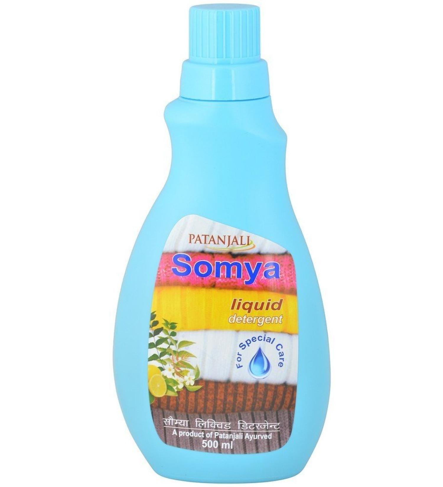 Patanjali Somya Liquid Detergent - 500ml Bottle