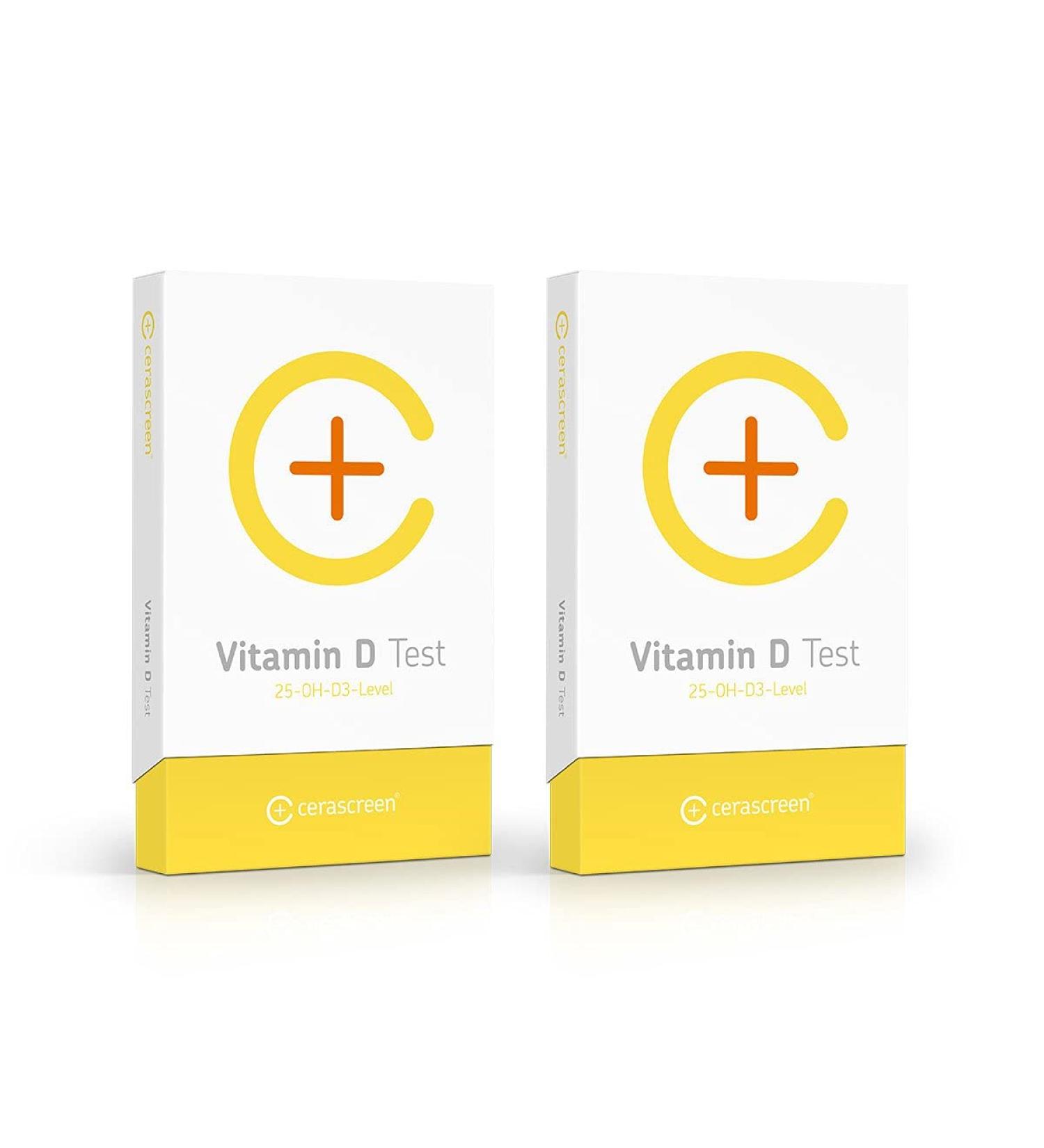 Vitamin D Test Double Pack - Measure Levels at Home | Professional Lab Analysis & Actionable Insights - Save Now! - Buy Online on GoSupps.com