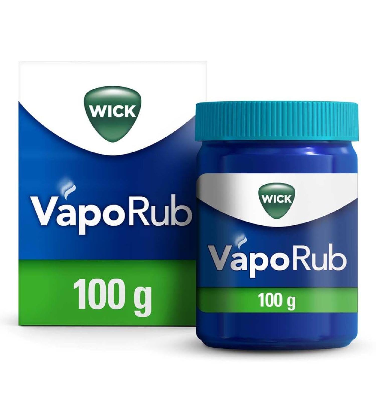 Wick Cold Ointment 100g - Fast Relief for Colds & Congestion | International Shipping Available - Buy Online on GoSupps.com