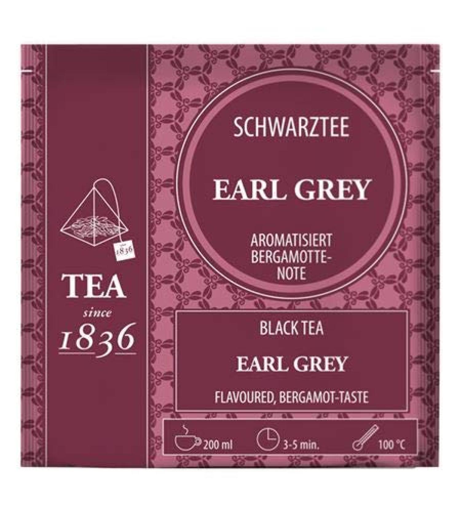 dethlefsen Schwarztee Earl Gray BergamotteNote flavored 50 pyramid bags in a 3 g bag - Buy Online on GoSupps.com
