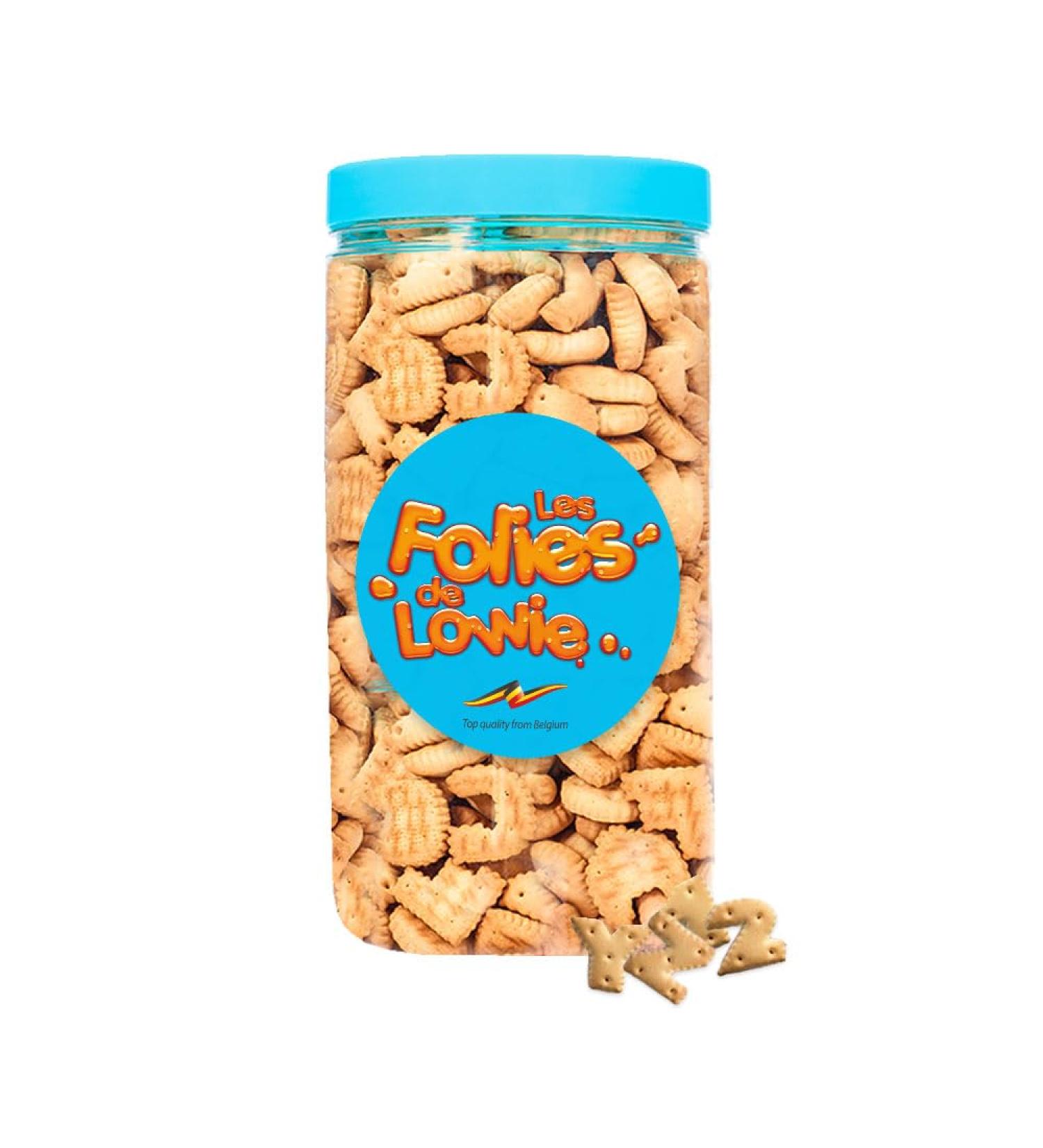 Vandeca Lowie's Follies 'Tina' - Nicnac biscuits for Saint Nicholas - crispy plain biscuits - 500g