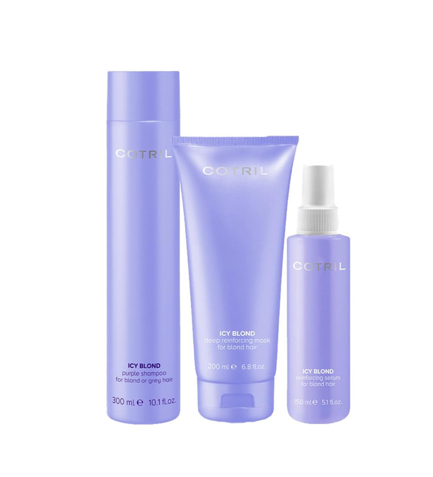 Cotril Cotril - Pack Icy Blond Shampooing 300 ml + Masque 200 ml + S rum 150 ml